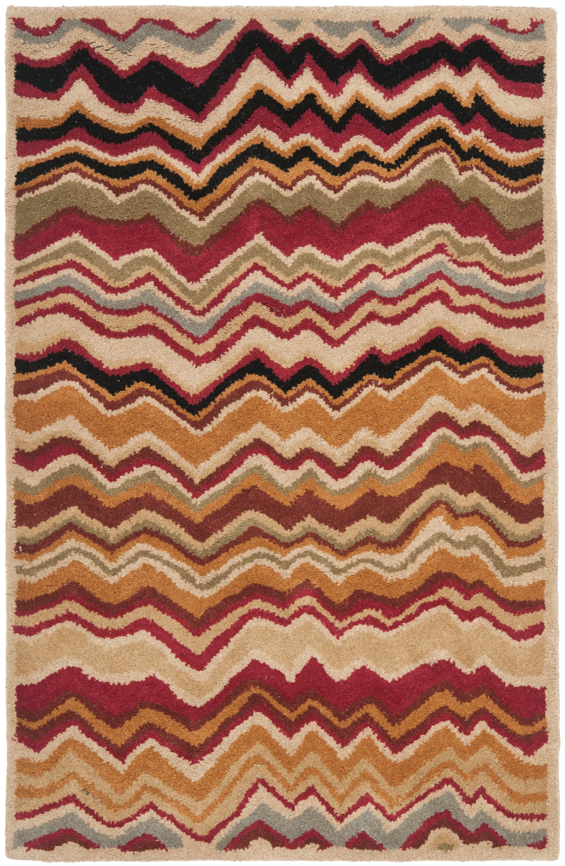 Wyndham 317B Red Multi 2in-6ft x 4in Rug