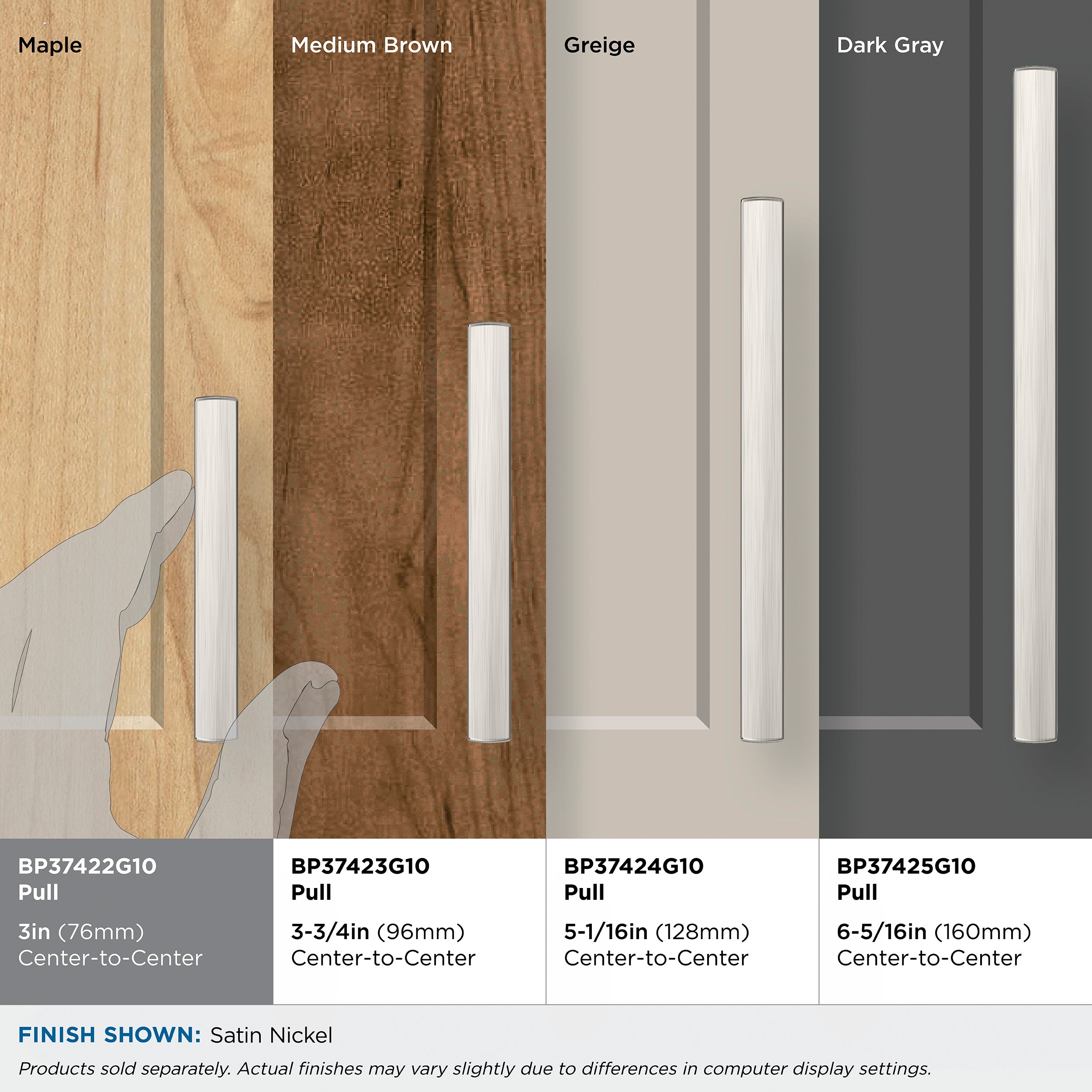 Amerock BP37422G10 Cabinet-Pulls - View #8