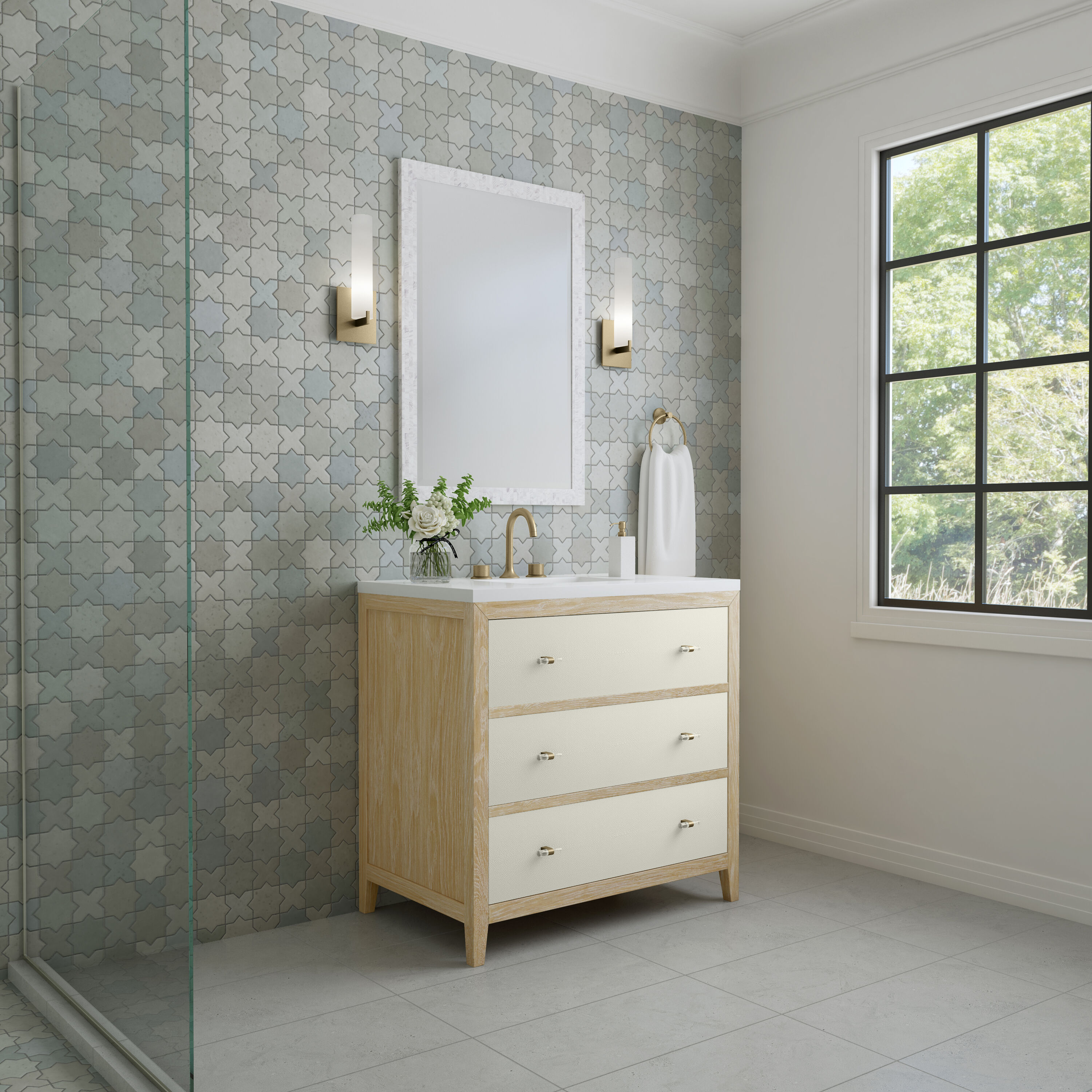 James Martin Vanities D604-V36-SHG-3WZ Bath-Vanity-Combo - View #3