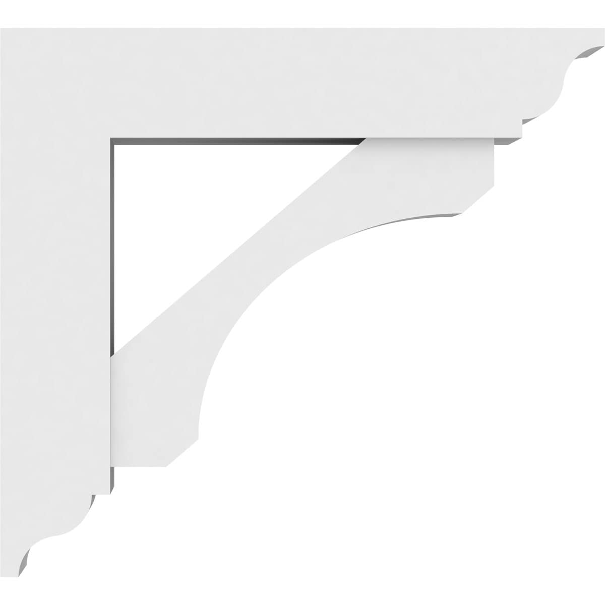 Ekena Millwork BKTP05X20X20LEC01 Exterior-Brackets-Braces - View #3