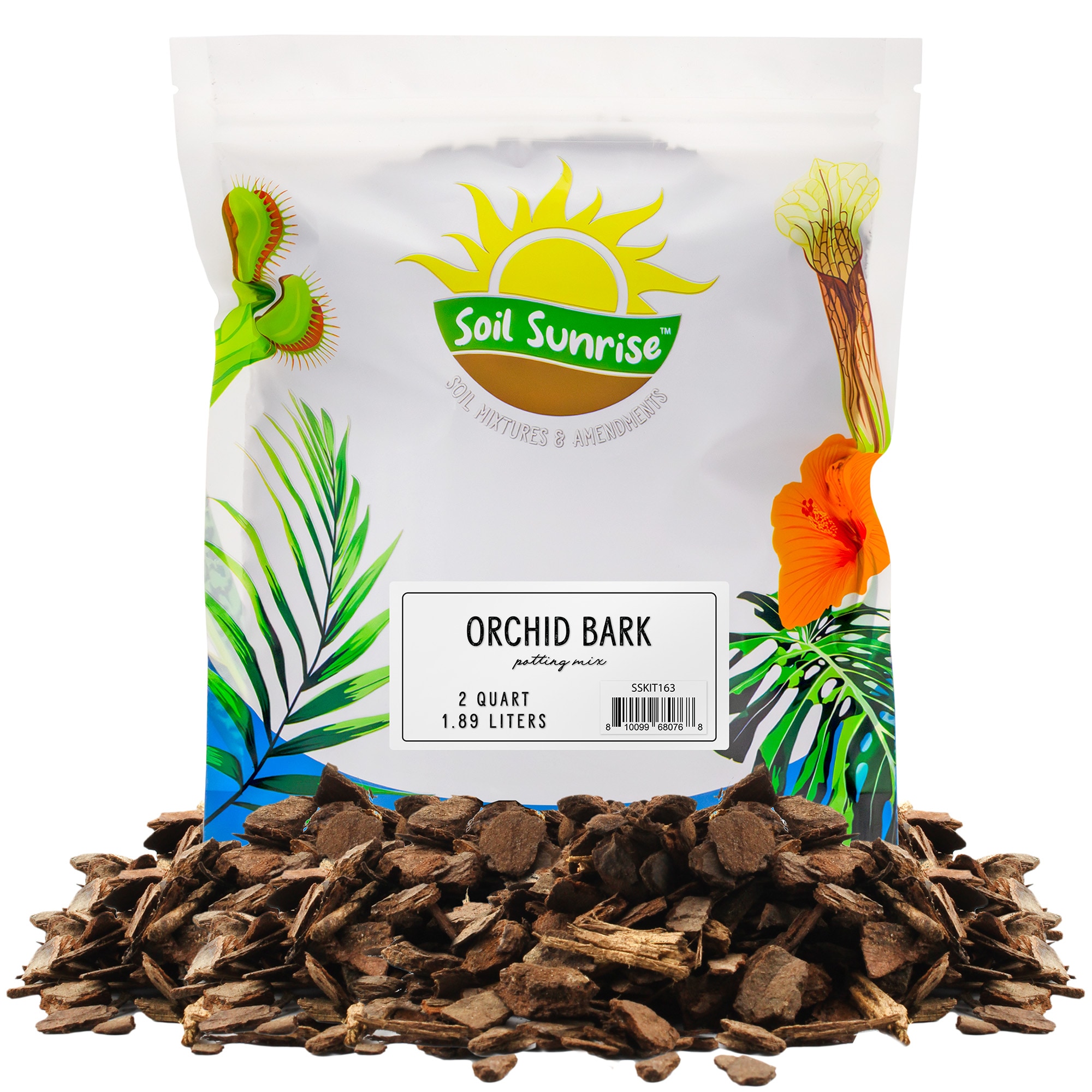 Soil Sunrise -  2qt  Organic Orchid Potting Bark