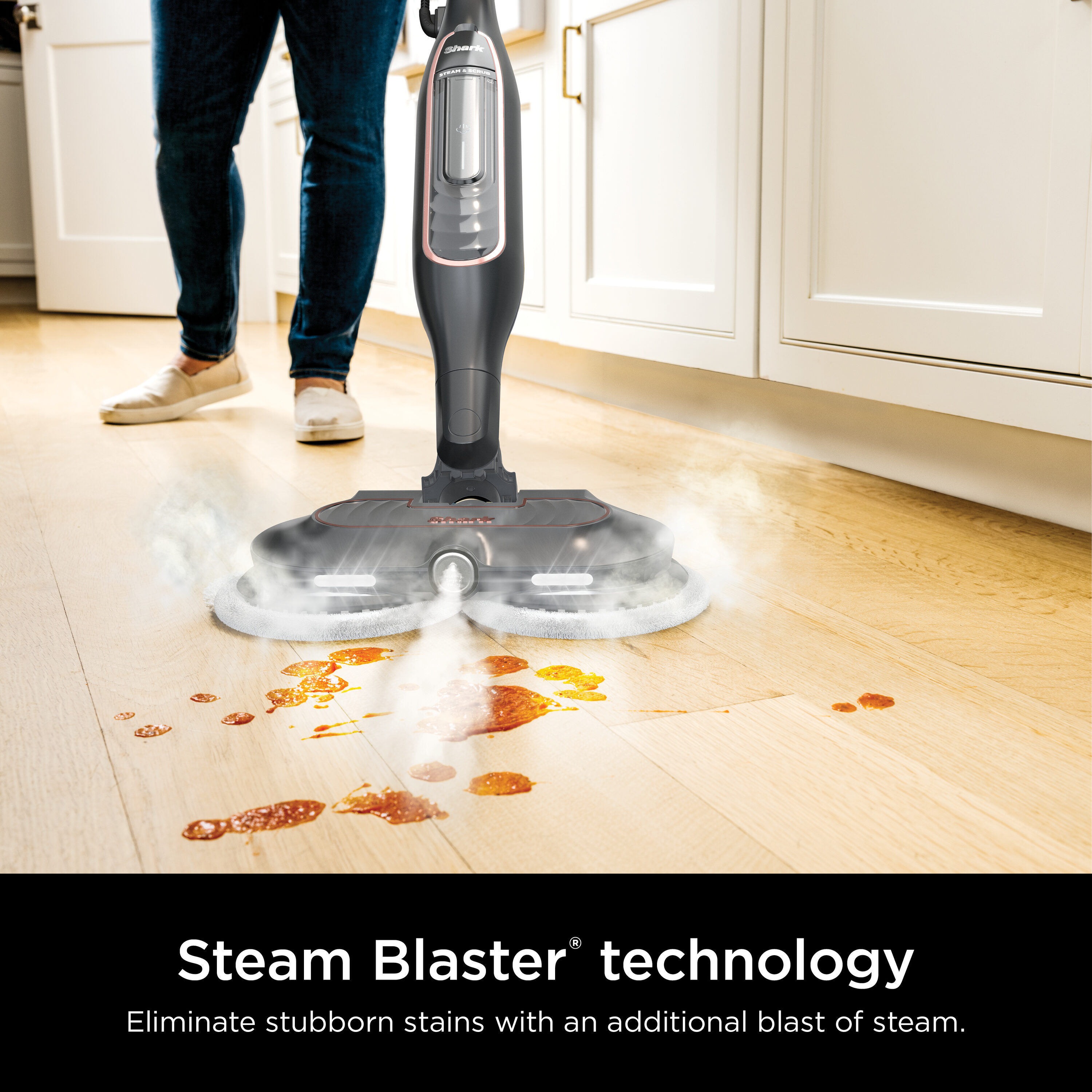 Shark Steam & Scrub Steam Mop w/ Steam Blast and 6 Pads