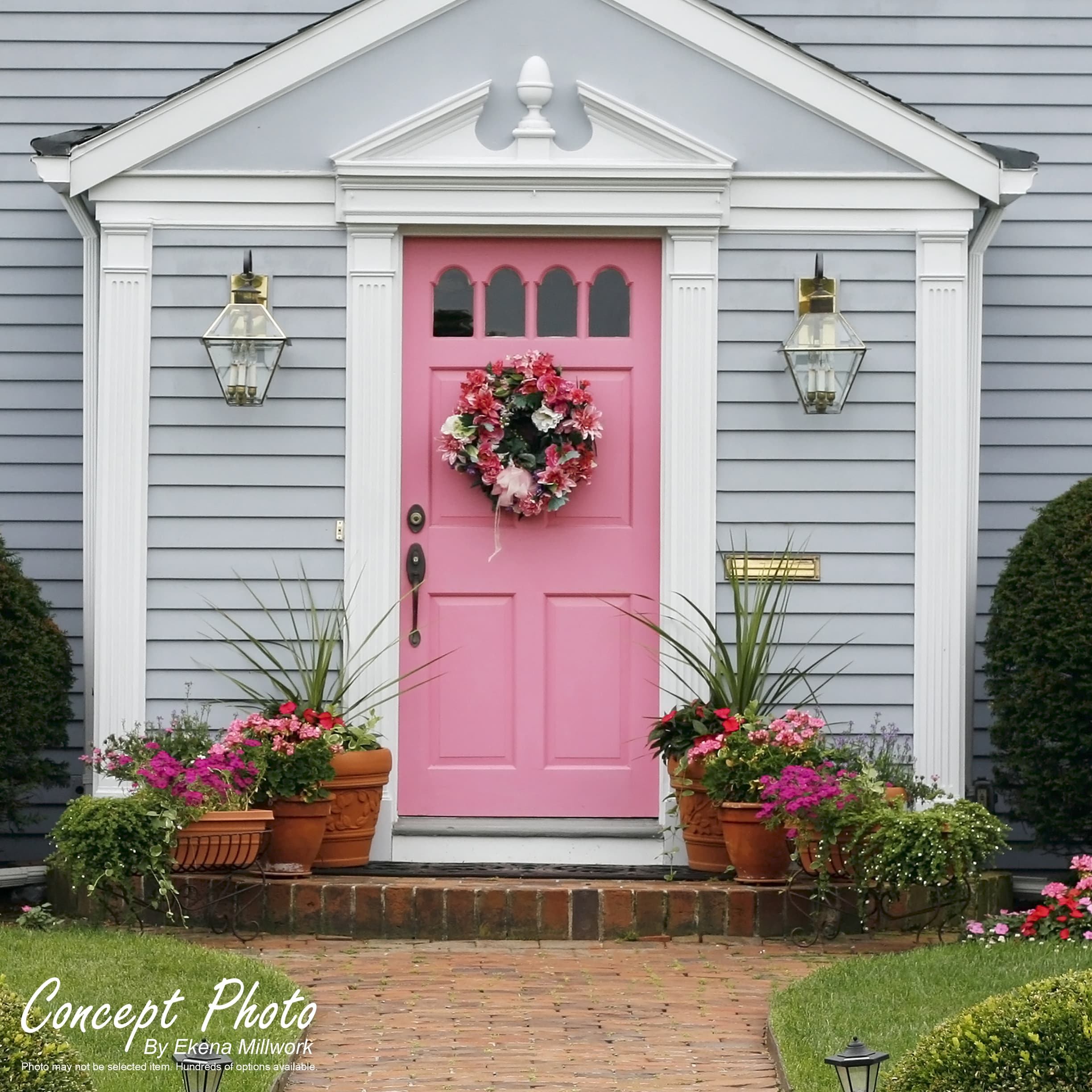 Ekena Millwork PILP04X090RP02-2 Entry-Door-Casing-Accents - View #10