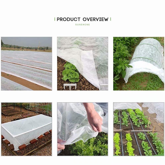 Agfabric Polystyrene Frost Blanket Common 10 ft x 50 ft Actual 10 ft x 50 ft in the Plant Protection department at Lowes
