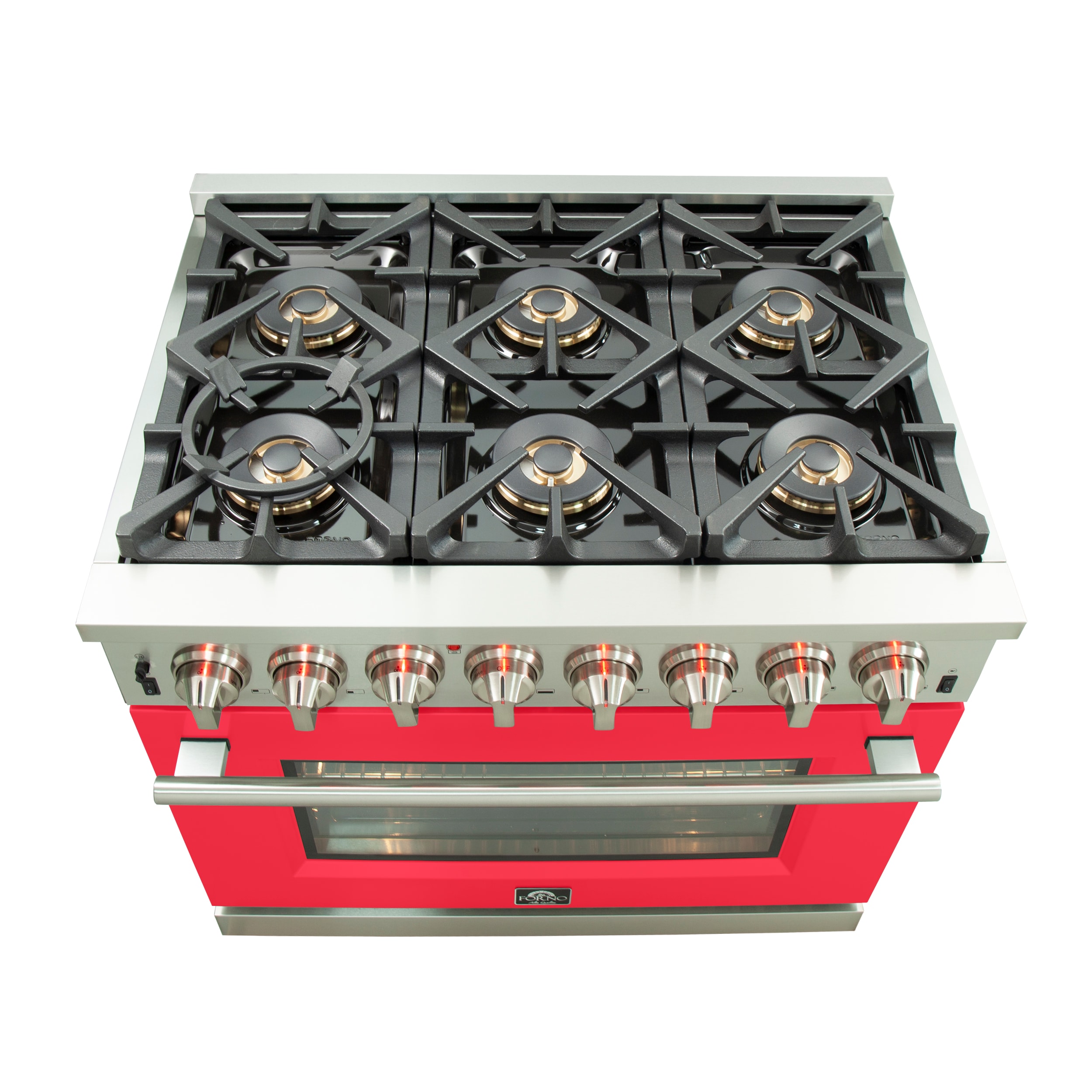FORNO FFSGS6187-36RED Dual-Fuel-Ranges - View #7