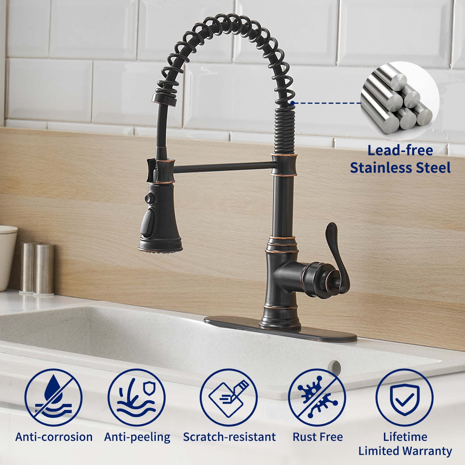 BWE A-94553-ORB Kitchen-Faucets - View #4