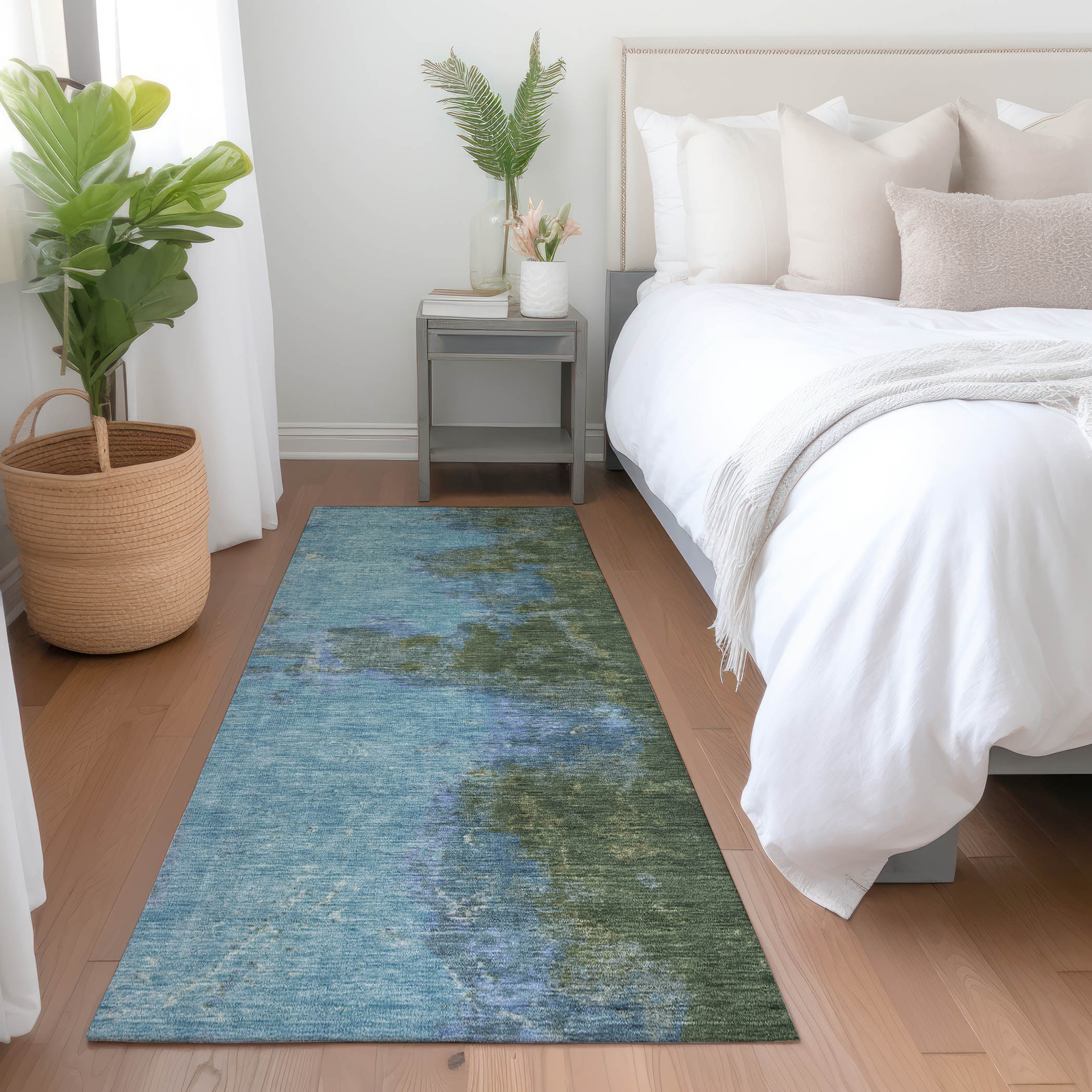 Addison Rugs ACN1742CS2X8 Chantille ACN1742CS 2 x 7 (ft) Loomed Cactus Rectangular Indoor/Outdoor Machine washable Pet Friendly Area rug