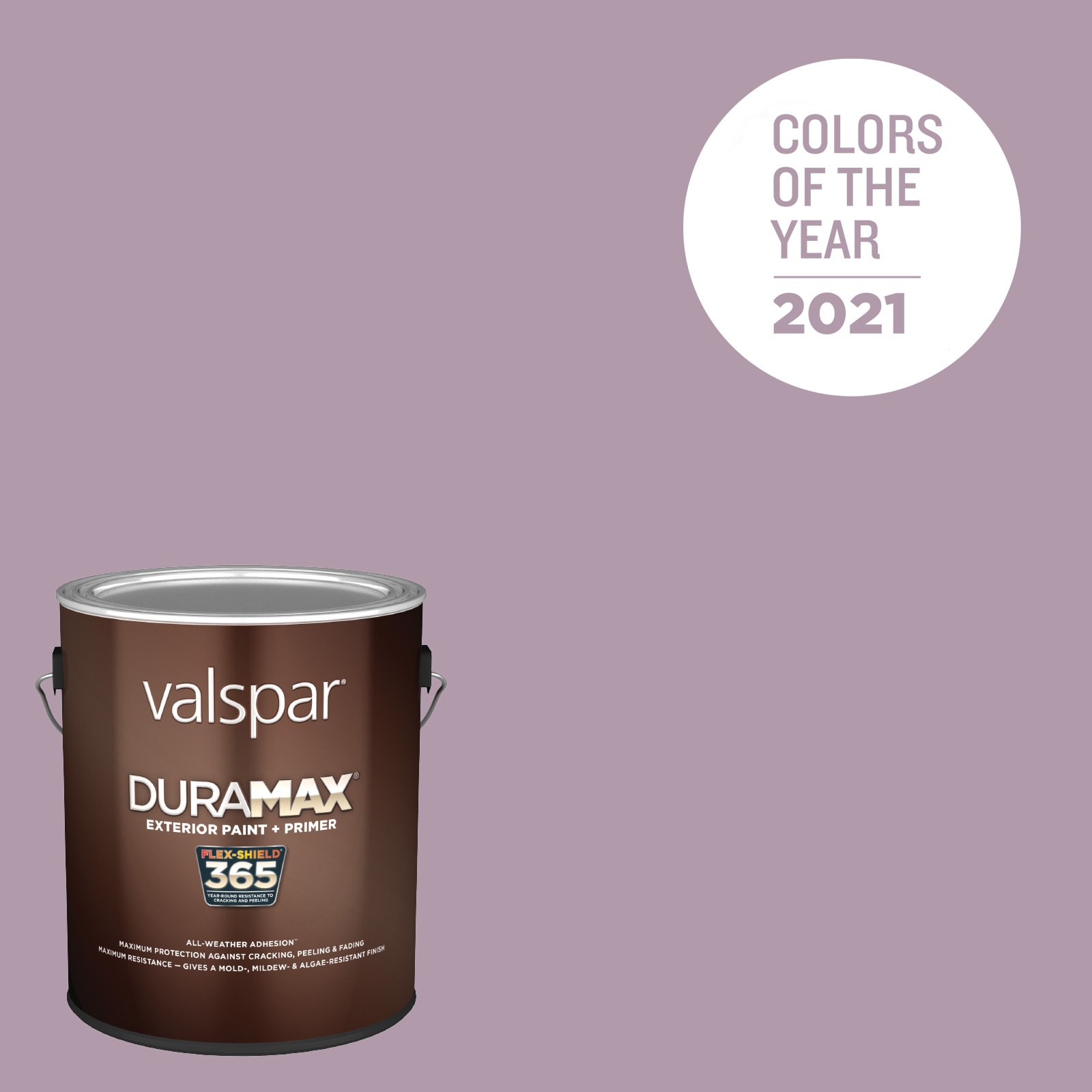 Valspar 1002-7C-74285 Duramax Flat Dusty Lavender 1002-7C Latex Exterior Paint + Primer ( 1-gallon )