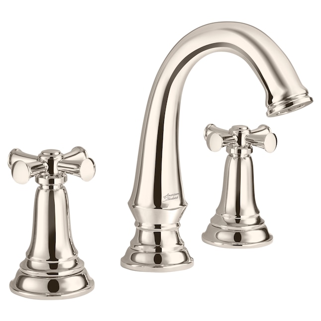 American Standard Delancey Polished Nickel 2 Handle Widespread Watersense Bathroom Sink Faucet With Drain In The Faucets Department At Com - American Standard Bathroom Sink Widespread Faucets