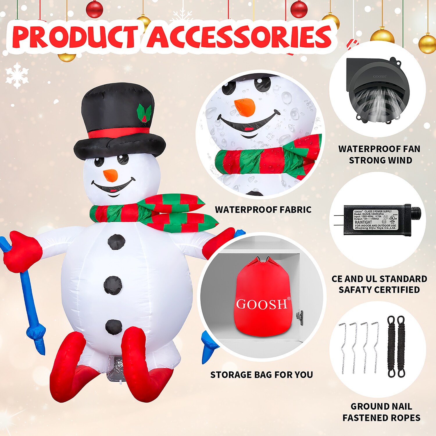 GOOSH DJ-SD-27140 Christmas-Inflatables - View #5