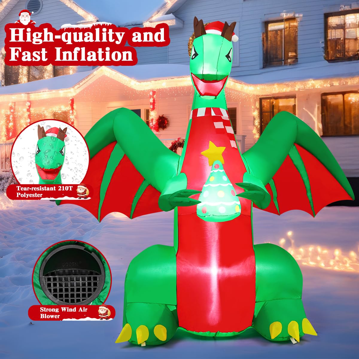 GOOSH DJ-SD-27468 Christmas-Inflatables - View #3