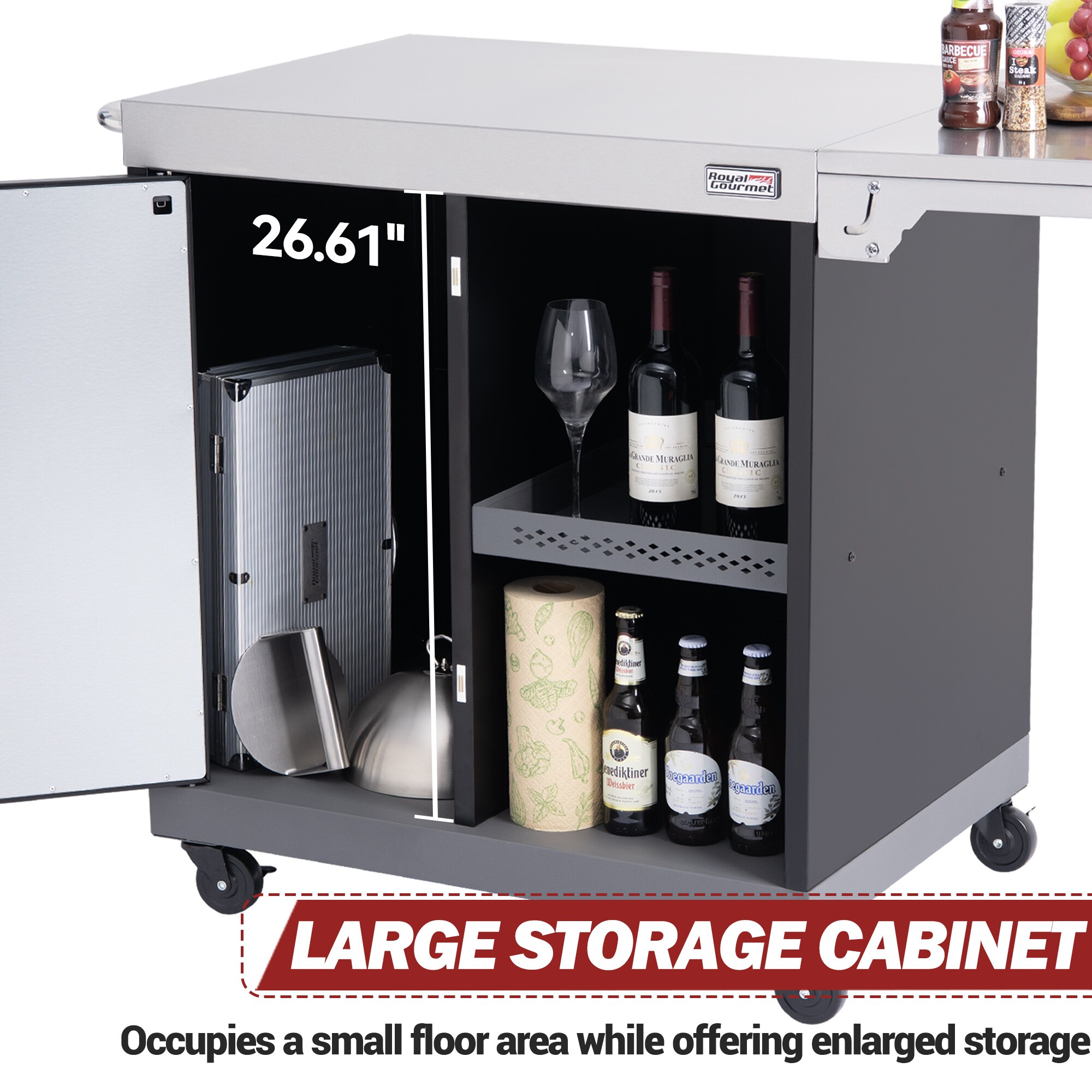 Royal Gourmet PC3201S Outdoor-Carts - View #8