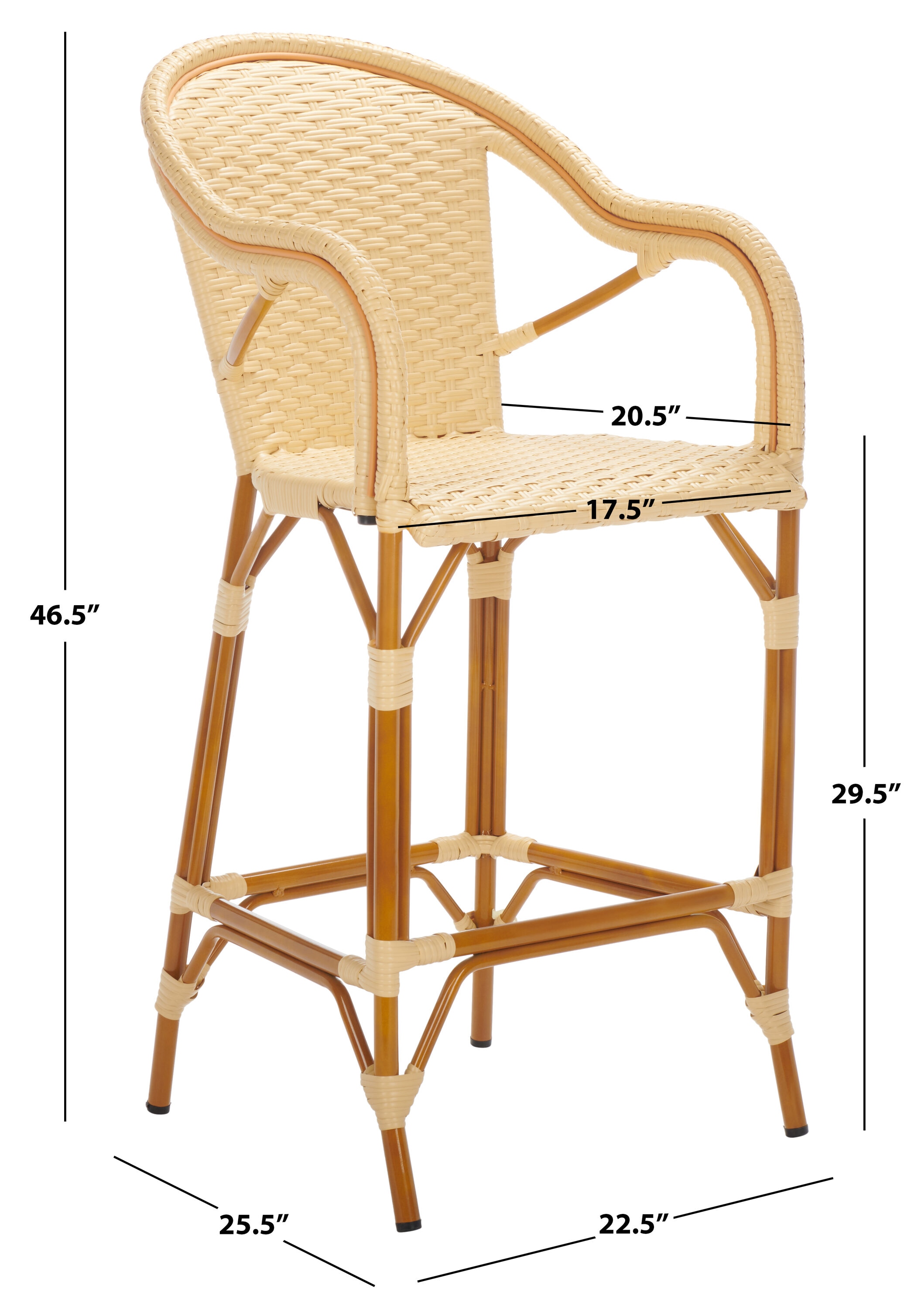 Safavieh PAT7535A Patio-Chairs - View #12