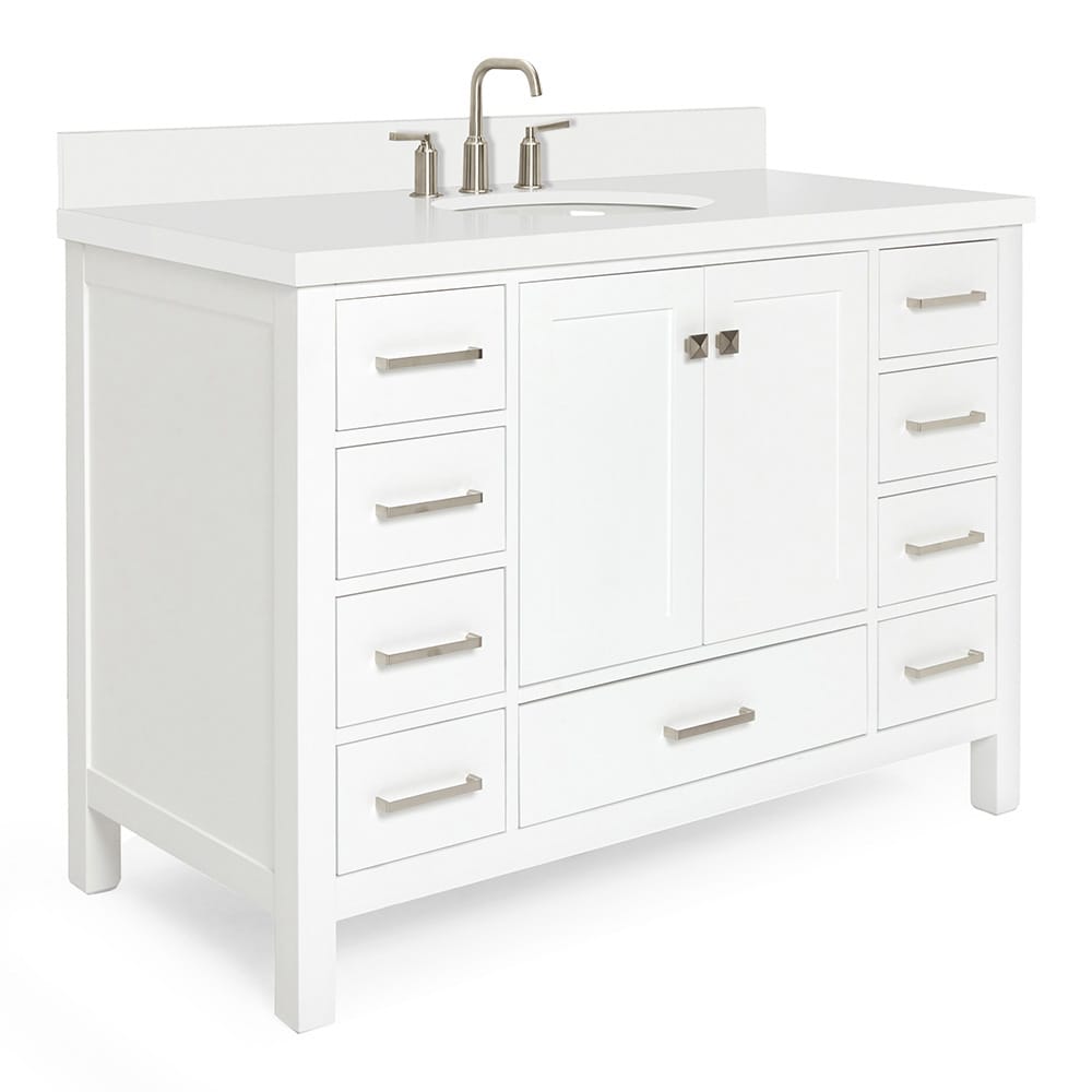 ARIEL A049SWQOVOWHT Bath-Vanity-Combo - View #3