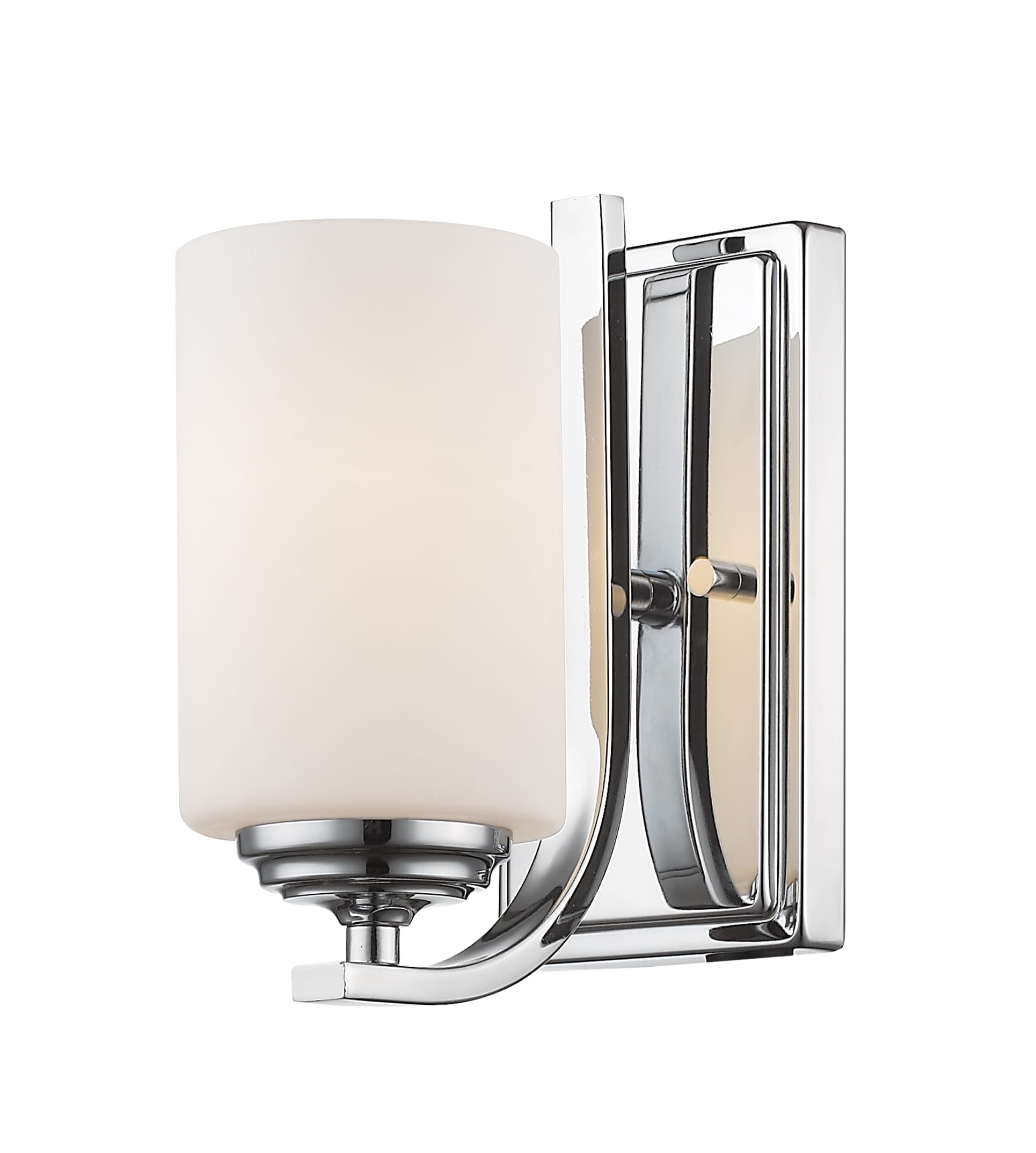 Z-Lite 435-1S-CH Bordeaux 4.75-in 1 -Light Polished Chrome Transitional Vanity light
