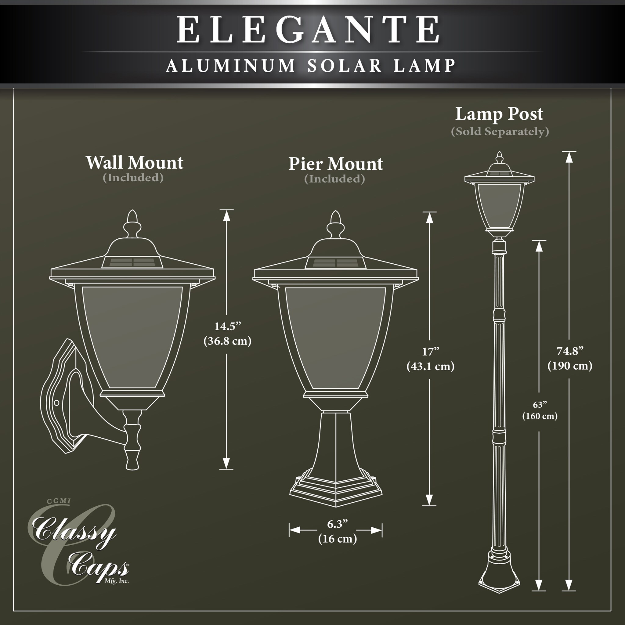 Classy Caps SML556 Outdoor-Wall-Lighting - View #8
