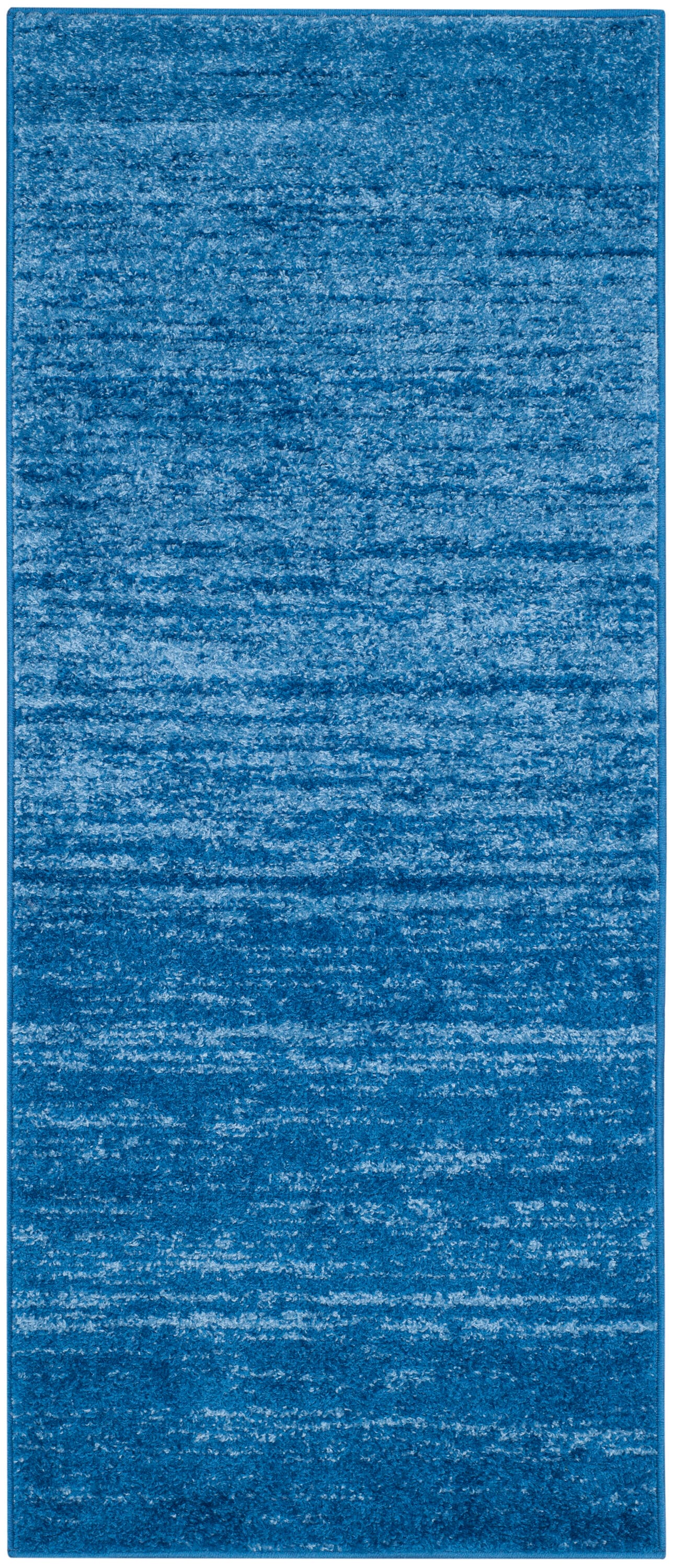 Adirondack 113F Light Blue Dark Blue 3 X 22 Runner Rug