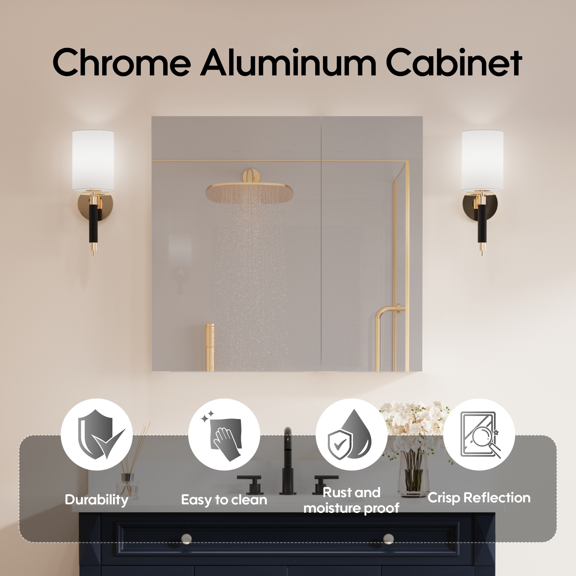 Forclover MRW-JG3230 Bathroom-Medicine-Cabinets - View #5