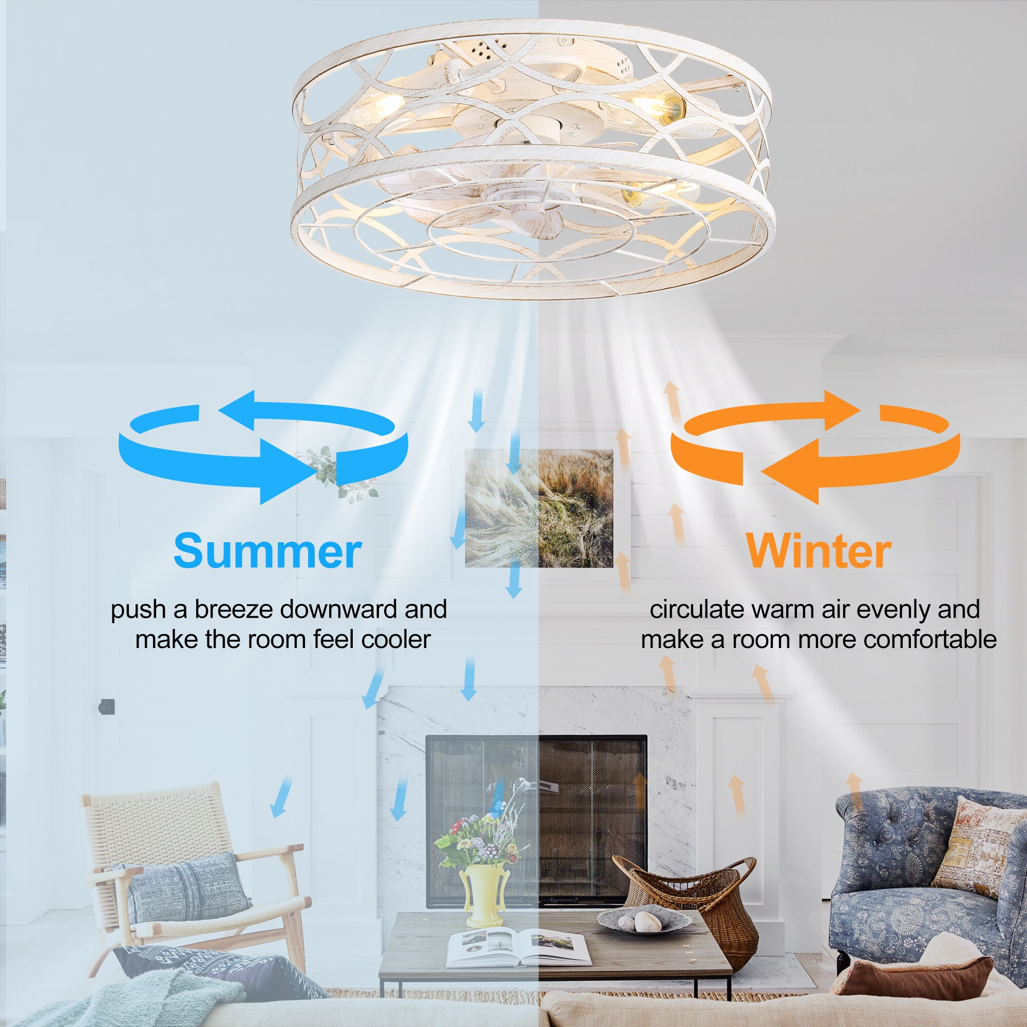 Breezary 30011-WH Ceiling-Fans - View #6