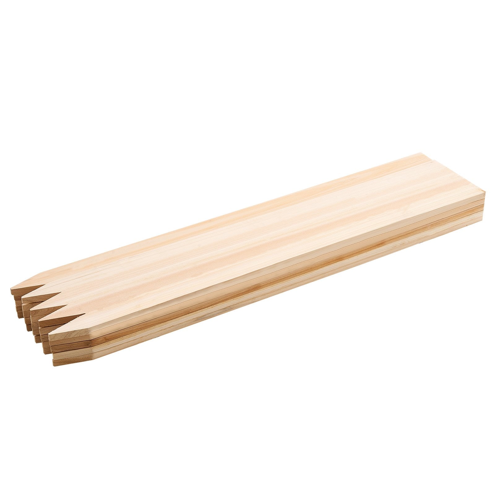 GIVIMO 36 in x 0.5 in x 1.5 in Fir Wood Garden Survey Stakes 25 ct Wooden Ground Stakes with Sharp Point
