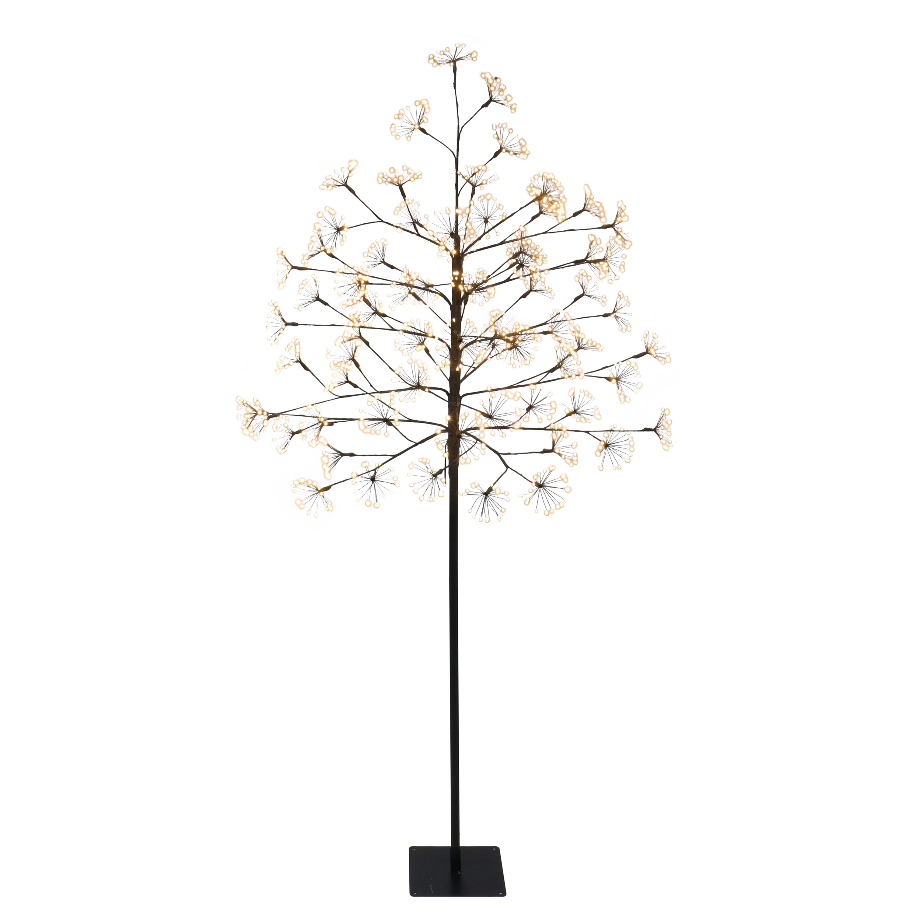 Puleo International 4636A-ST60LW144 72-in Tree Lighted Free Standing Decoration