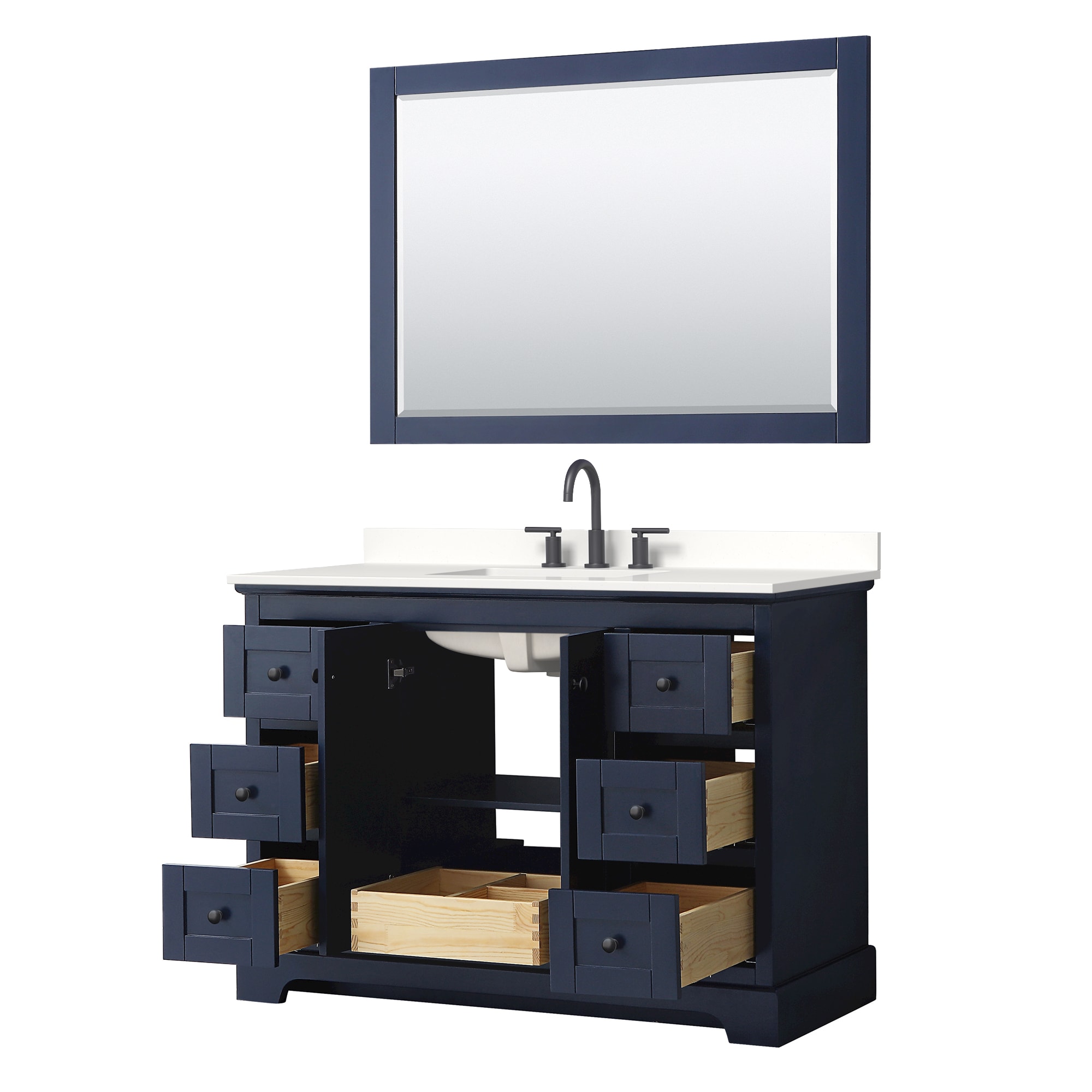 Wyndham Collection WCV232348SBBWQUS3M46 Bath-Vanity-Combo - View #3
