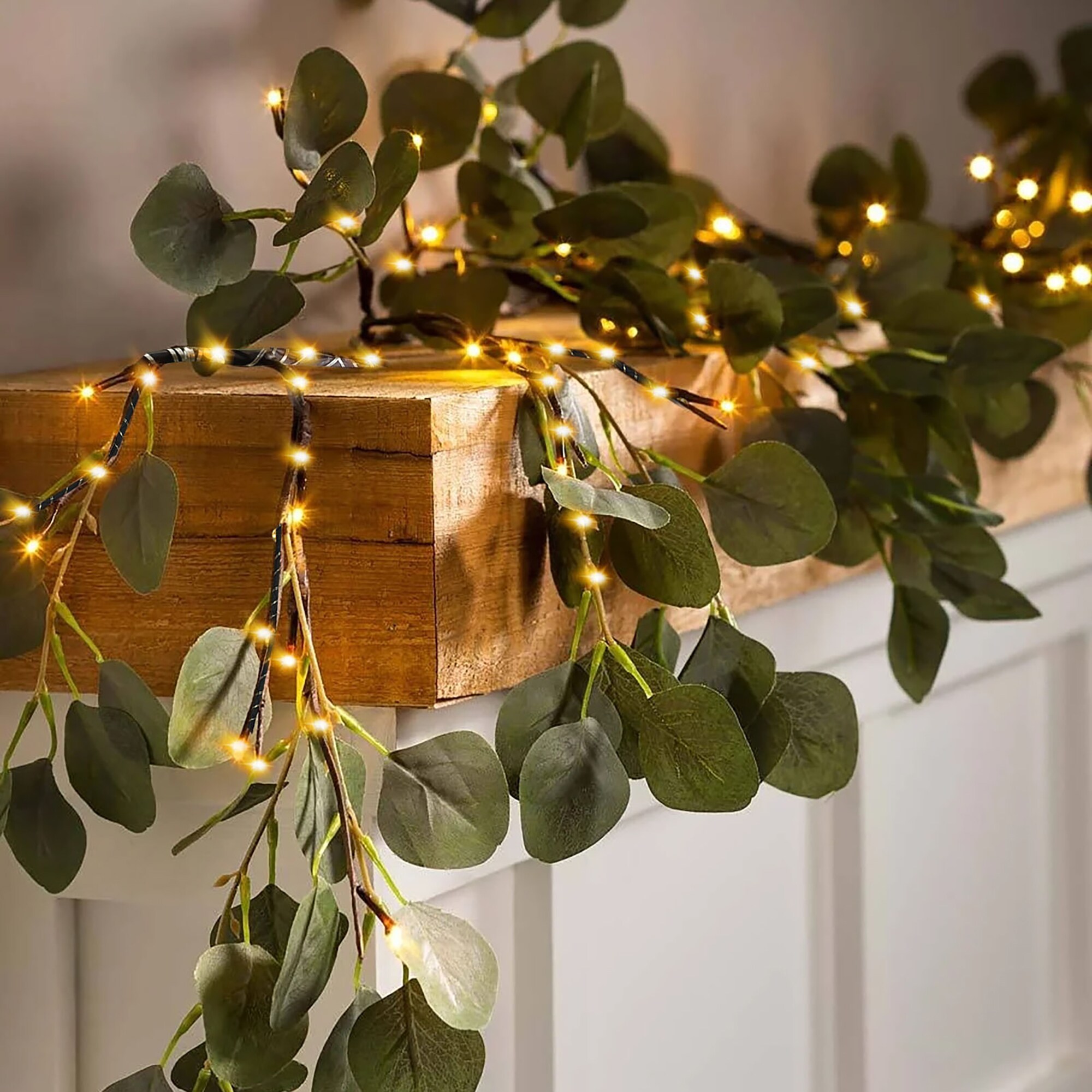 So Cal Pro Artificial Vines, Artificial Eucalyptus Leaf Garland