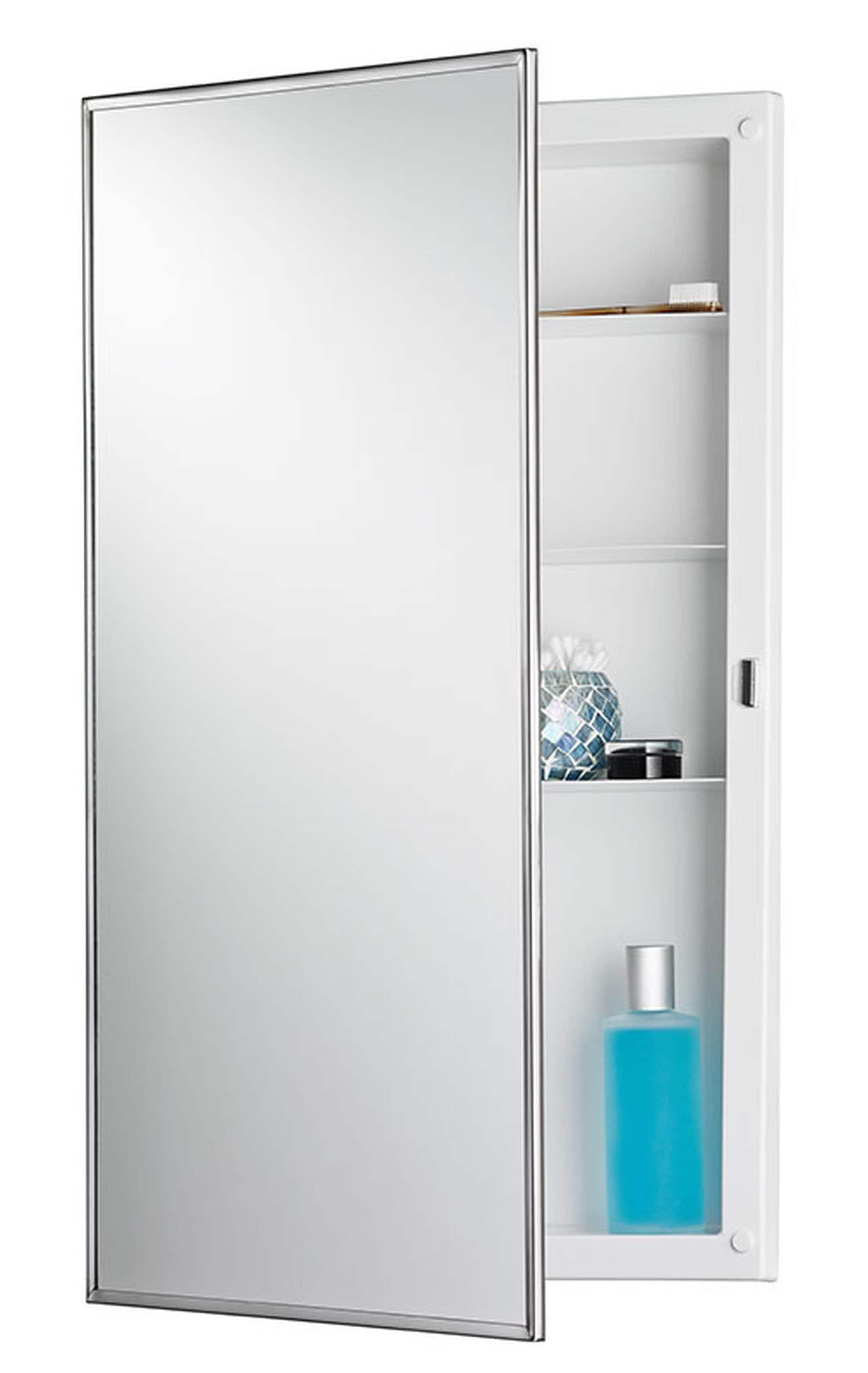 Recessed Medicine Cabinet in Stainless Steel