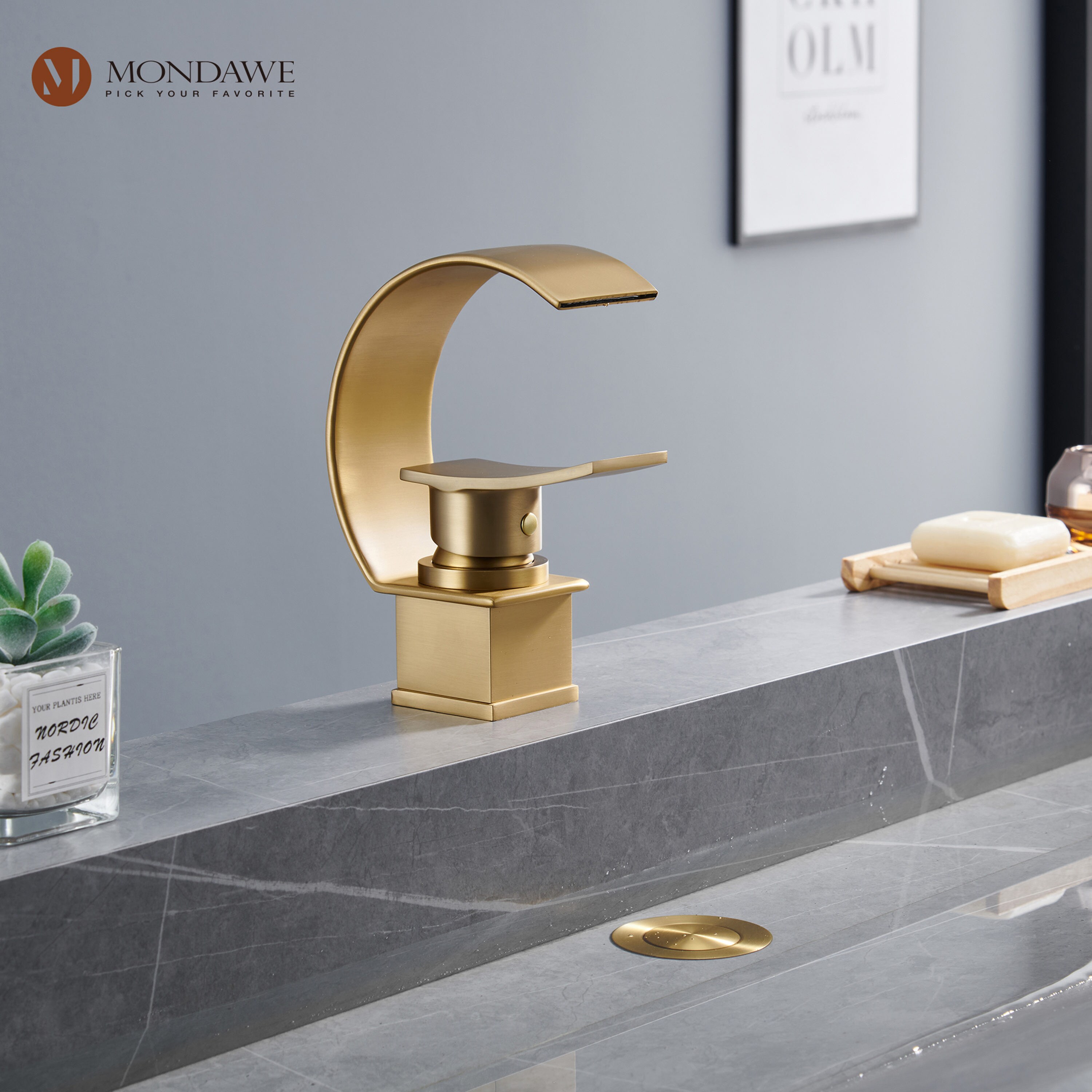Mondawe WF1370G-2BG Lavatory-Faucets - View #2