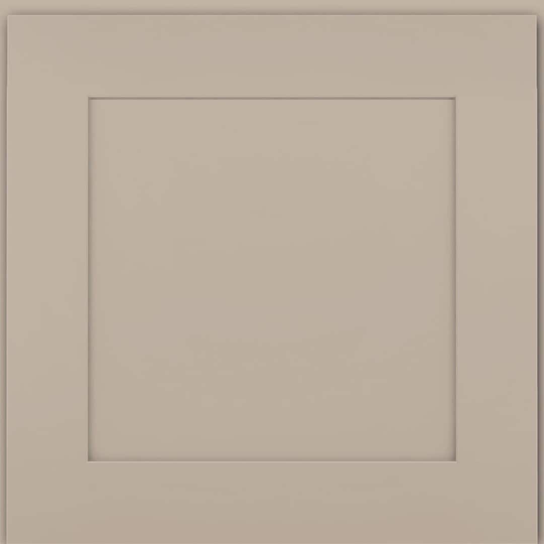 KraftMaid RDCDS,MPD,G80D Deveron 14.625-in W x 14.625-in H Overcast Painted Kitchen Cabinet Sample (Door Sample)
