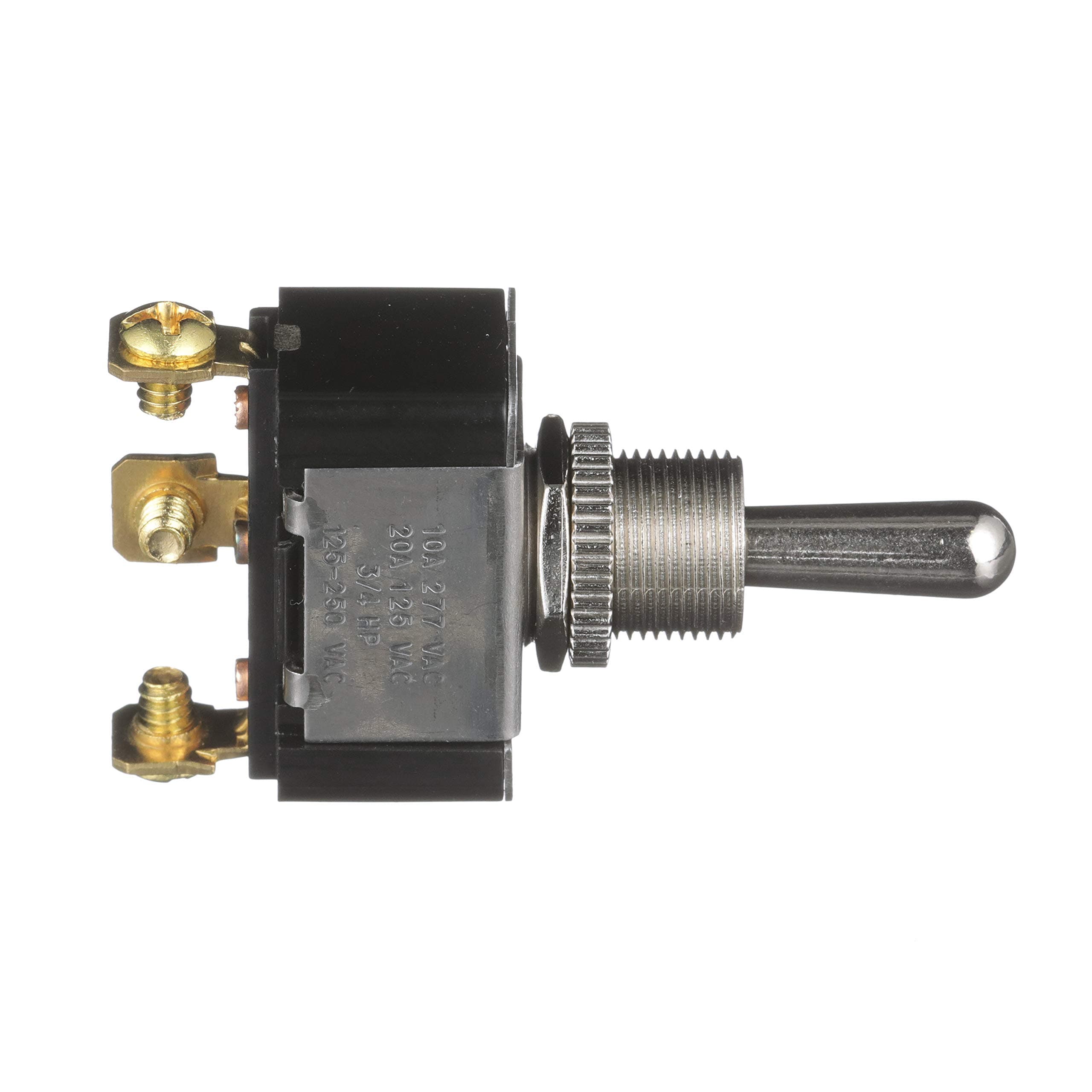 Seachoice  3-Position Momentary On/Off/Momentary Toggle Switch Chrome-Plated Brass PN 50-12161