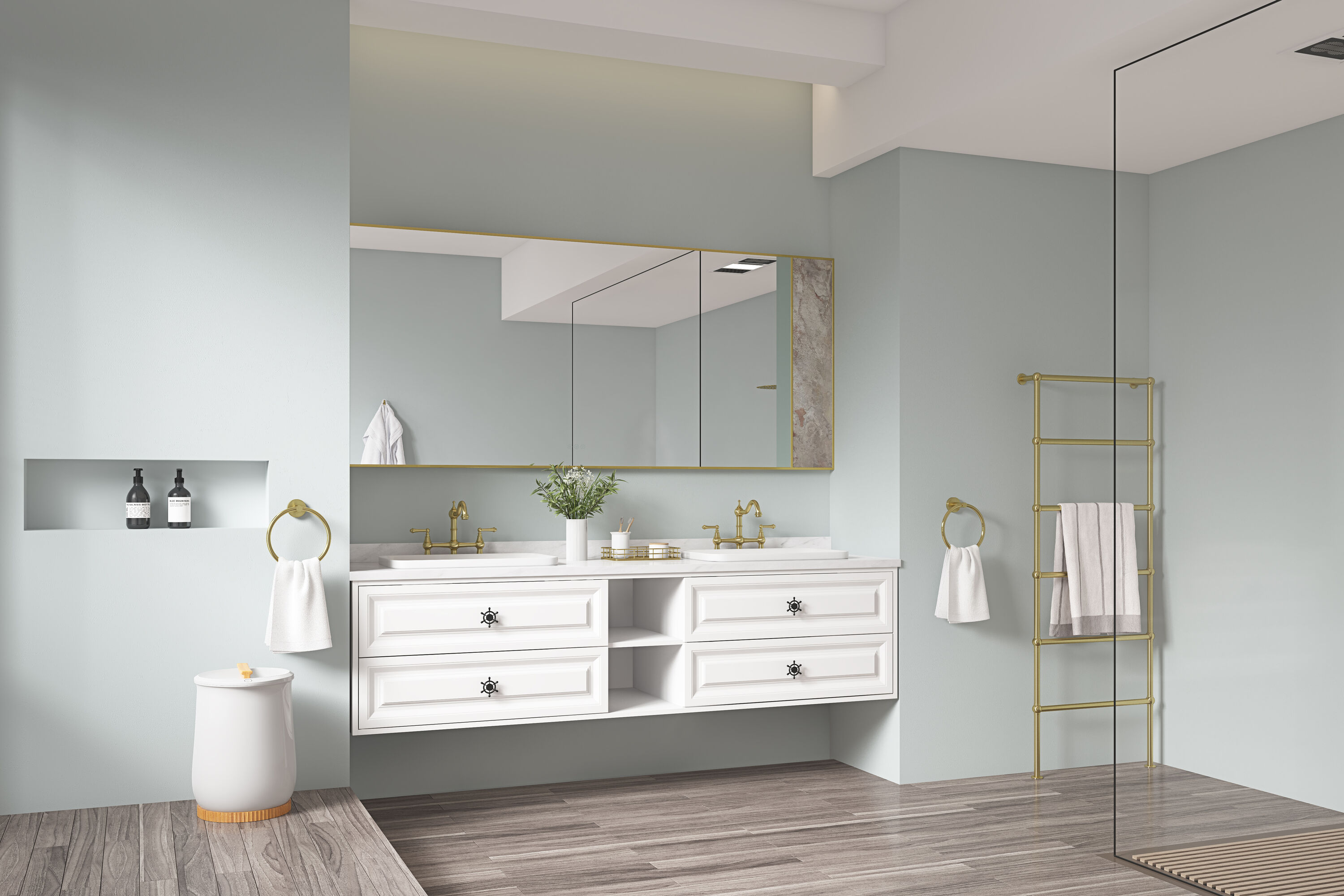 Vacolite KP37236-BG-TK Framed-Bath-Mirrors - View #2