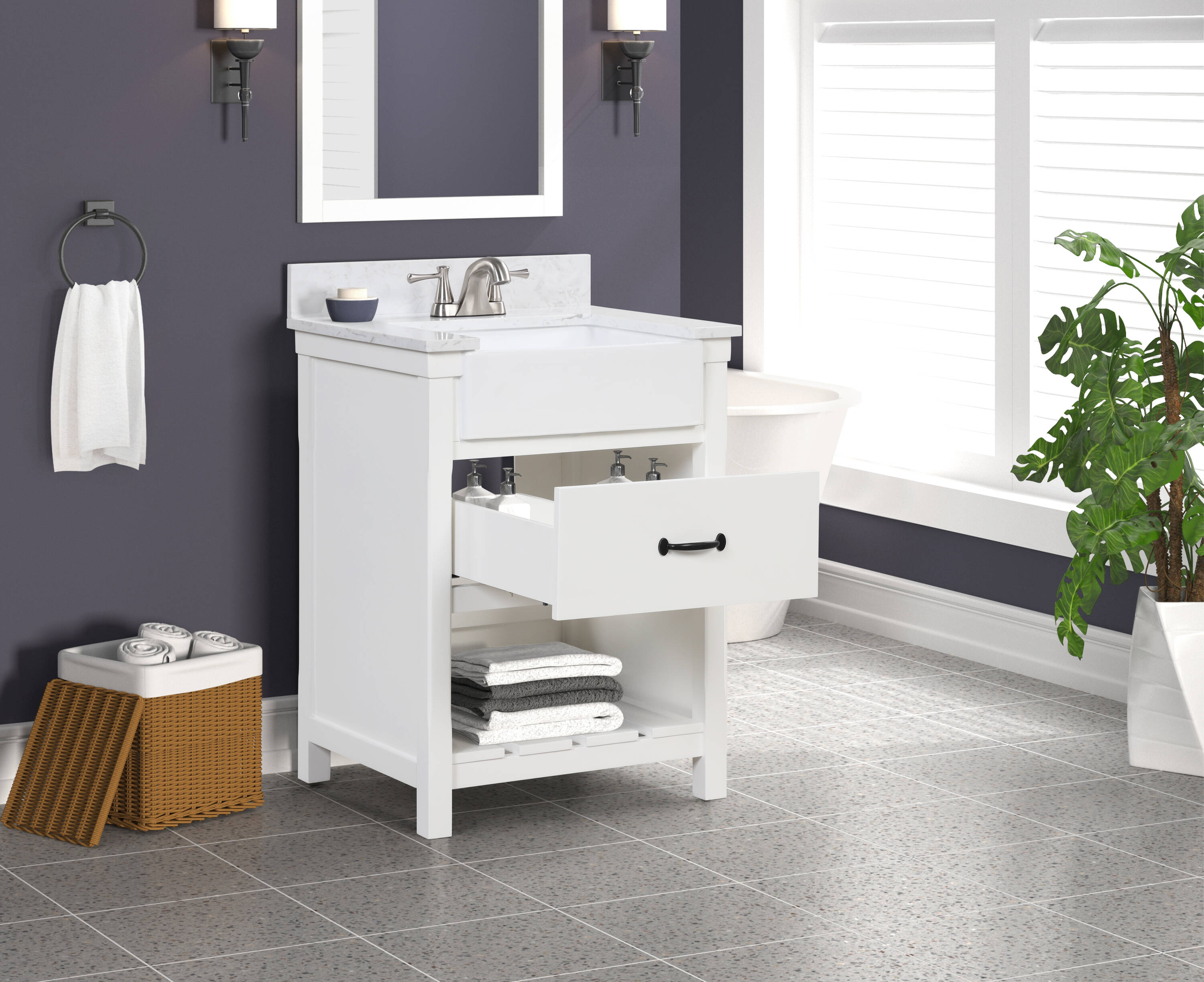 allen + roth LW-6333-24 Bath-Vanity-Combo - View #11