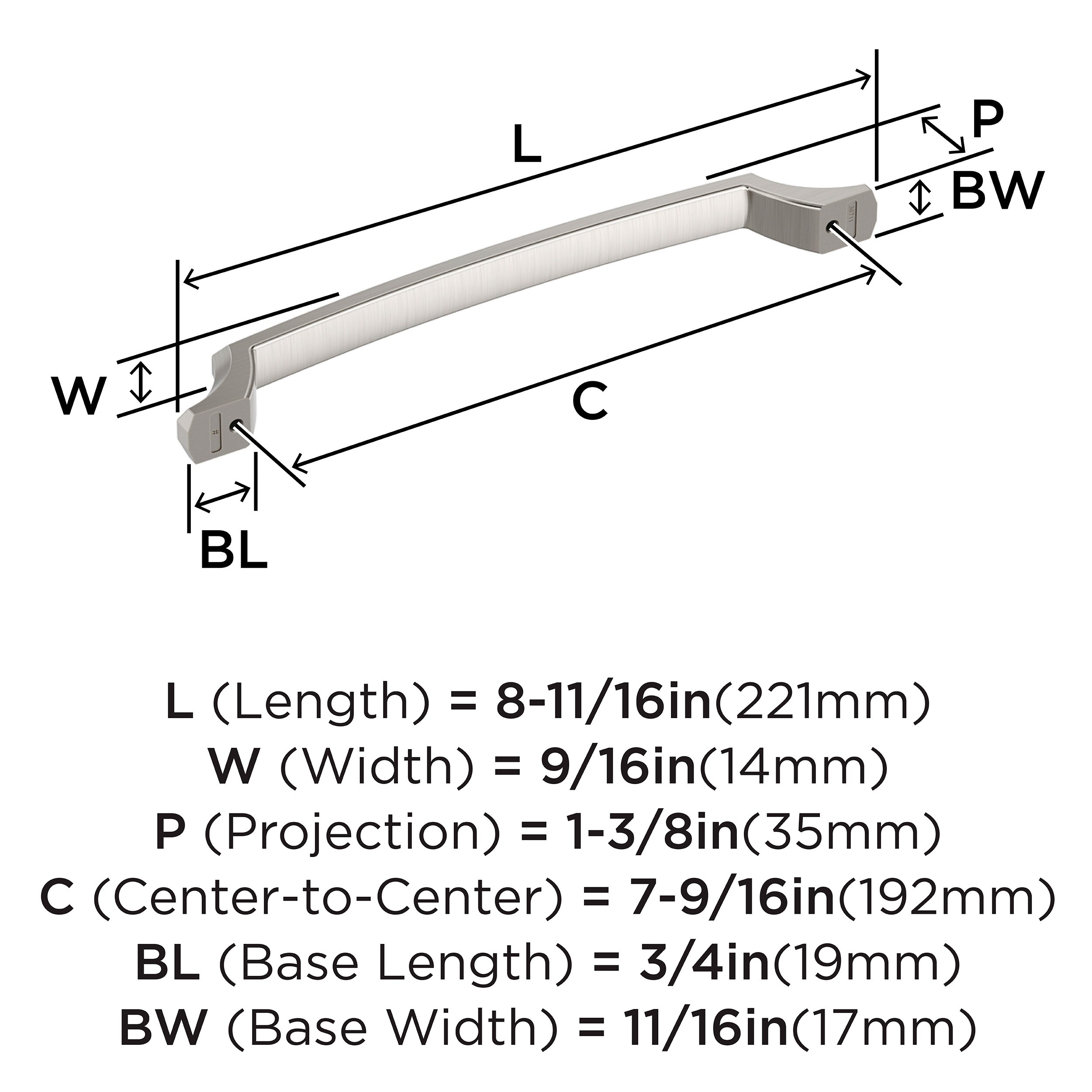 Amerock BP36711G10 Cabinet-Pulls - View #4