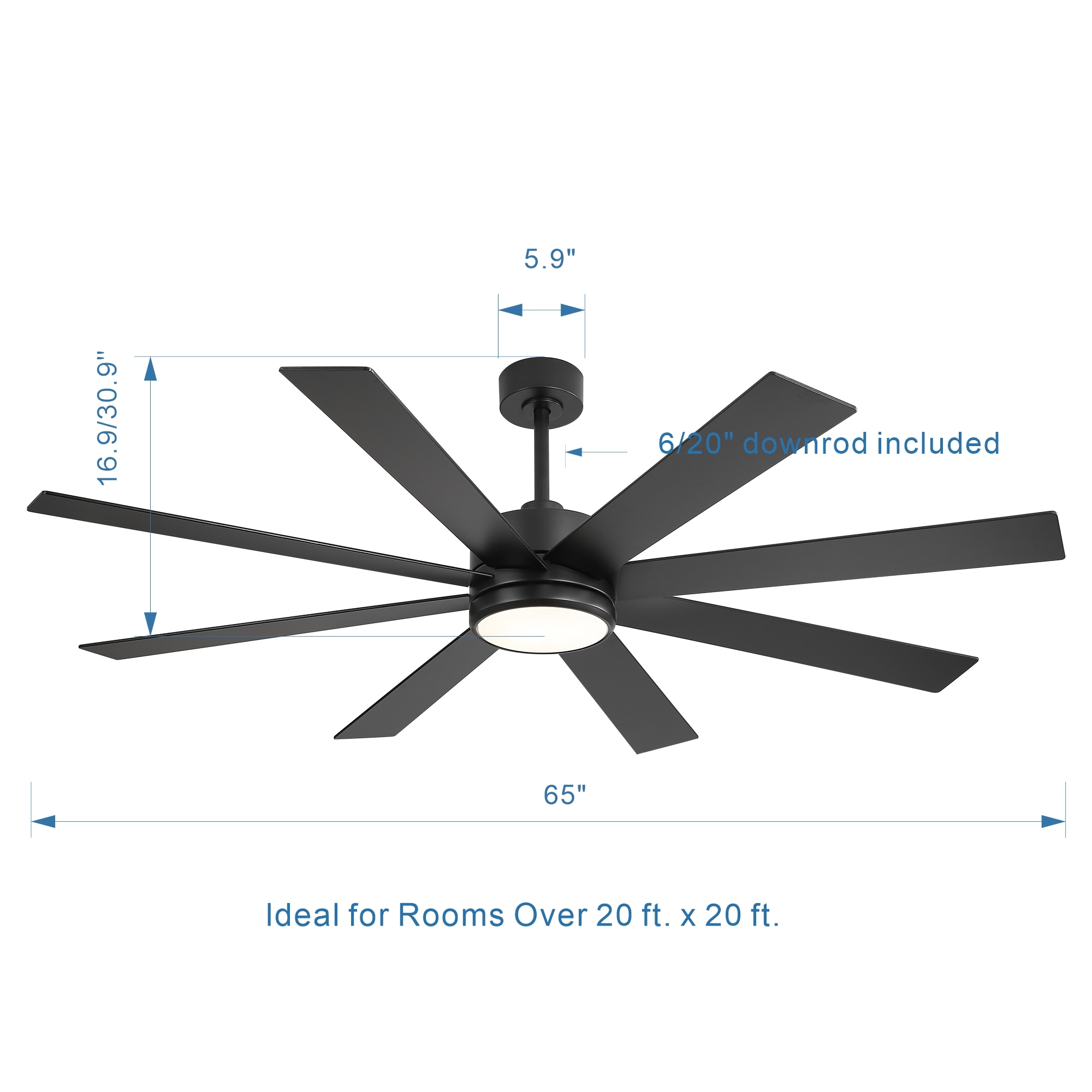 Breezary 32007-AB Ceiling-Fans - View #9