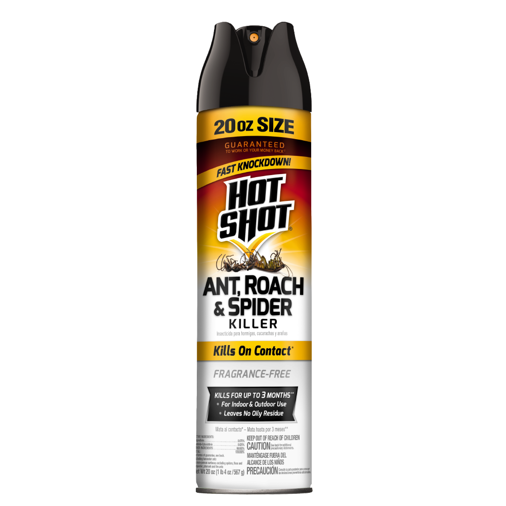 Hot Shot Ant, Roach and Spider Killer-Fragrance Free 20-oz