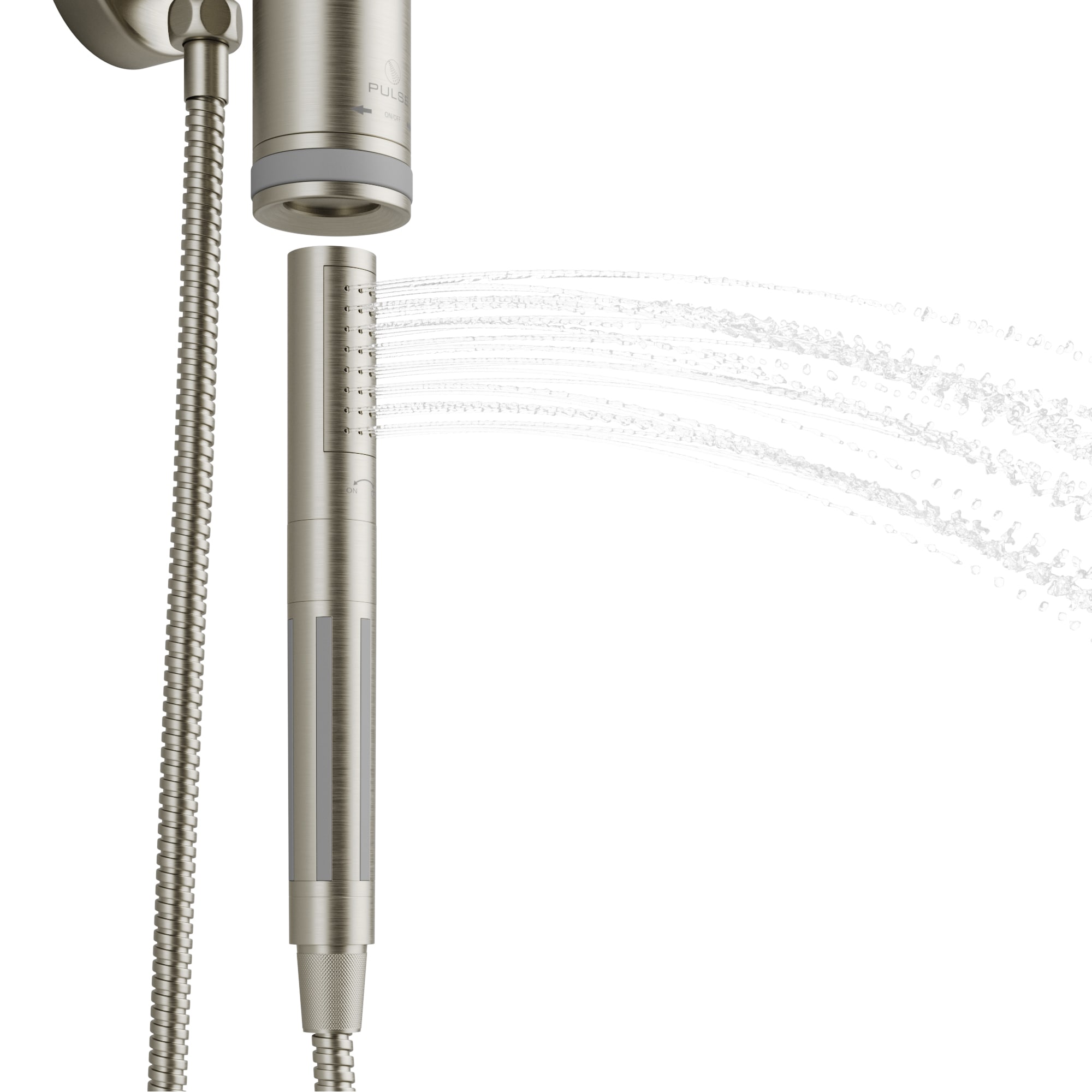 PULSE 1052-BN Showerhead-Bar-Panels - View #3