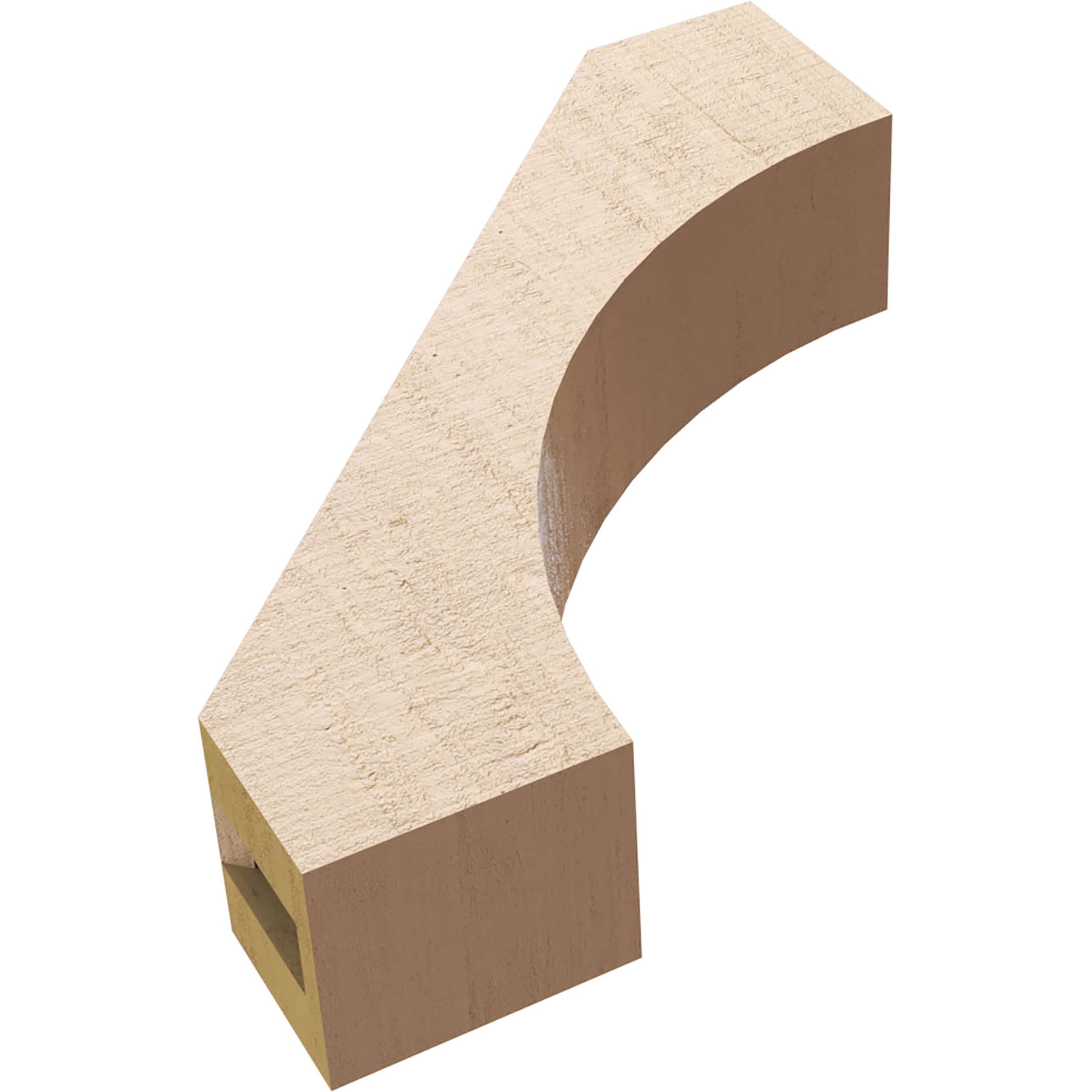 Ekena Millwork BRCUR03X12X12WTLRCPR braces - View #13