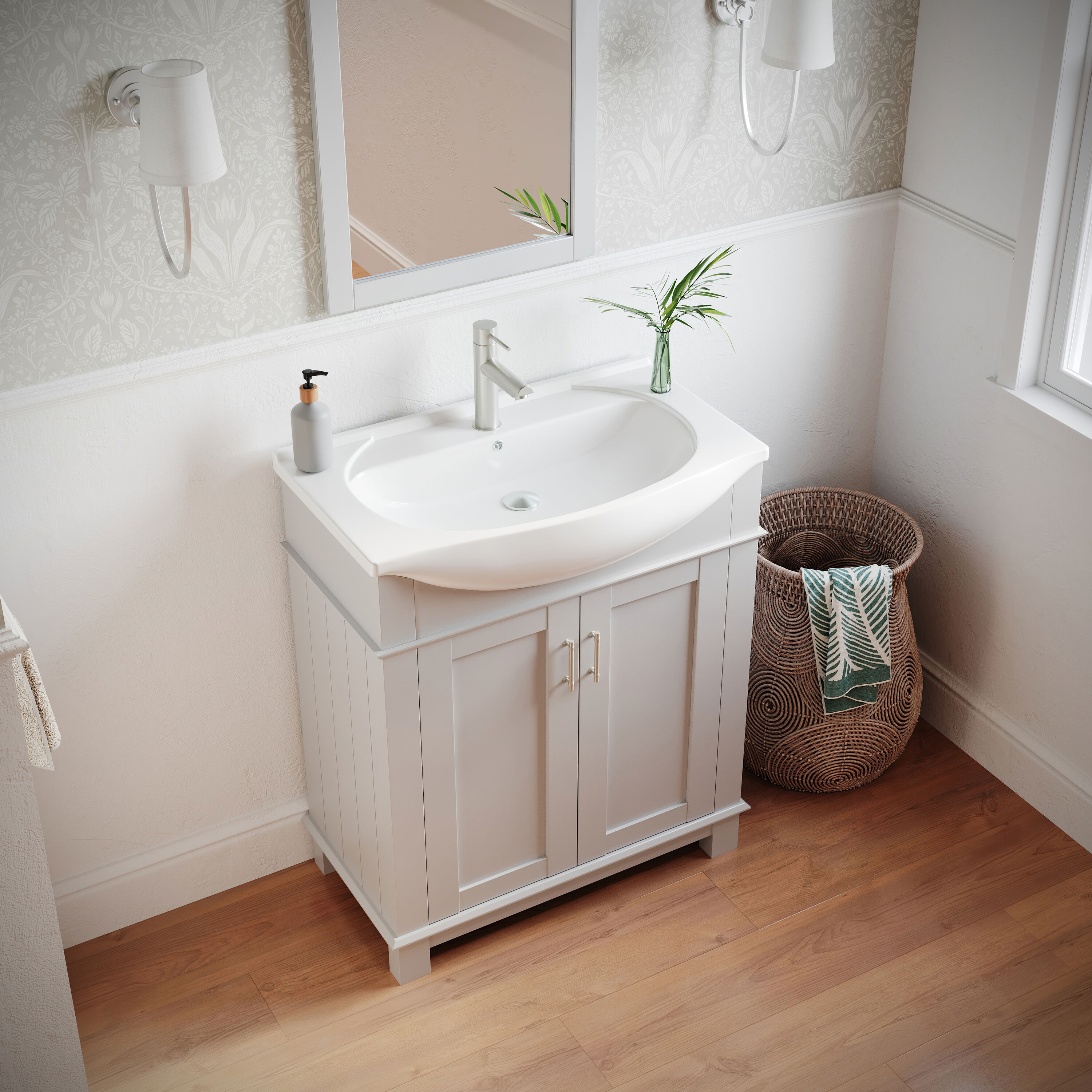 Fresca FCB2303WH-I Bath-Vanity-Combo - View #6