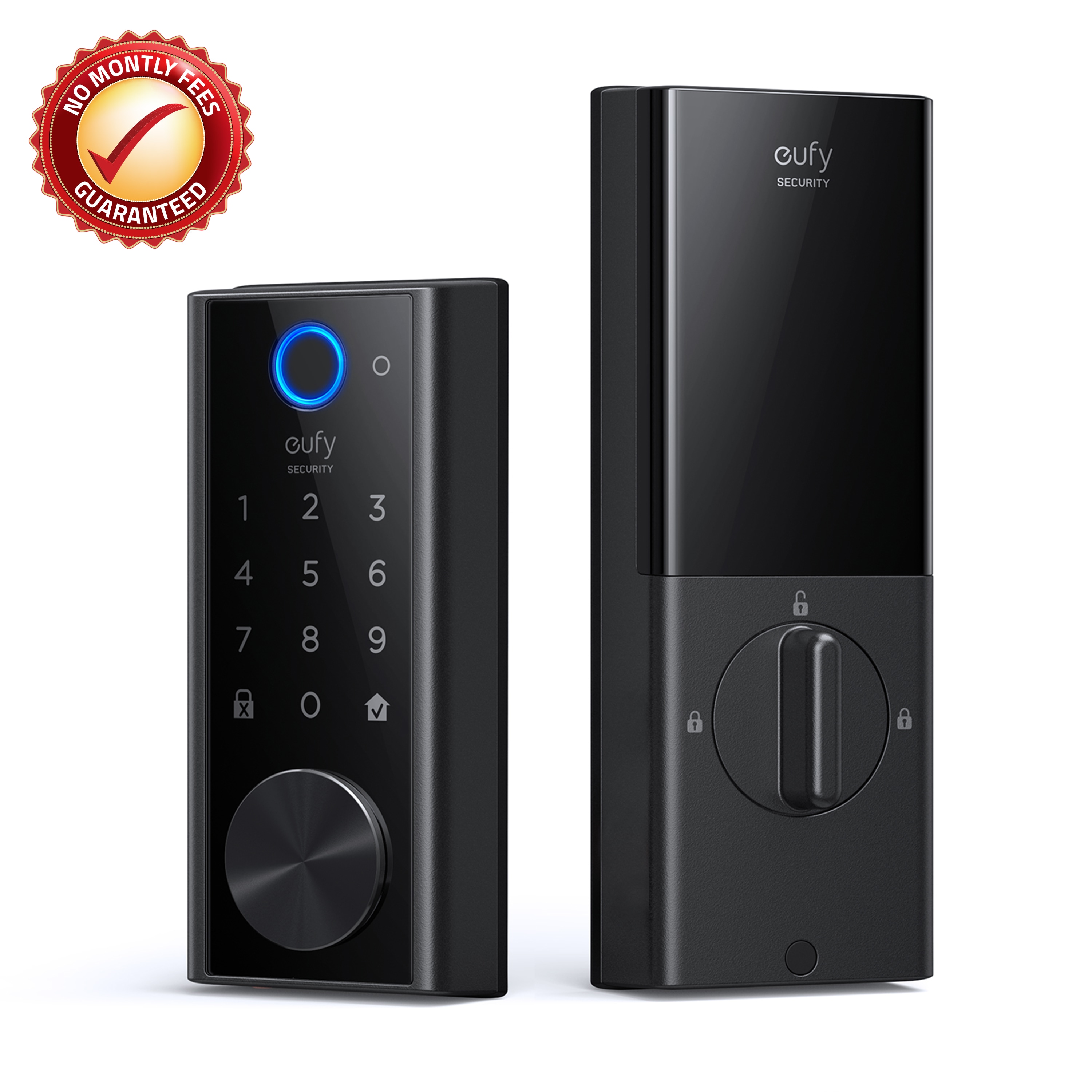 eufy Security Smart Door Lock 1080P Wireless Video Doorbell w/Wi-Fi Bridge  Chime
