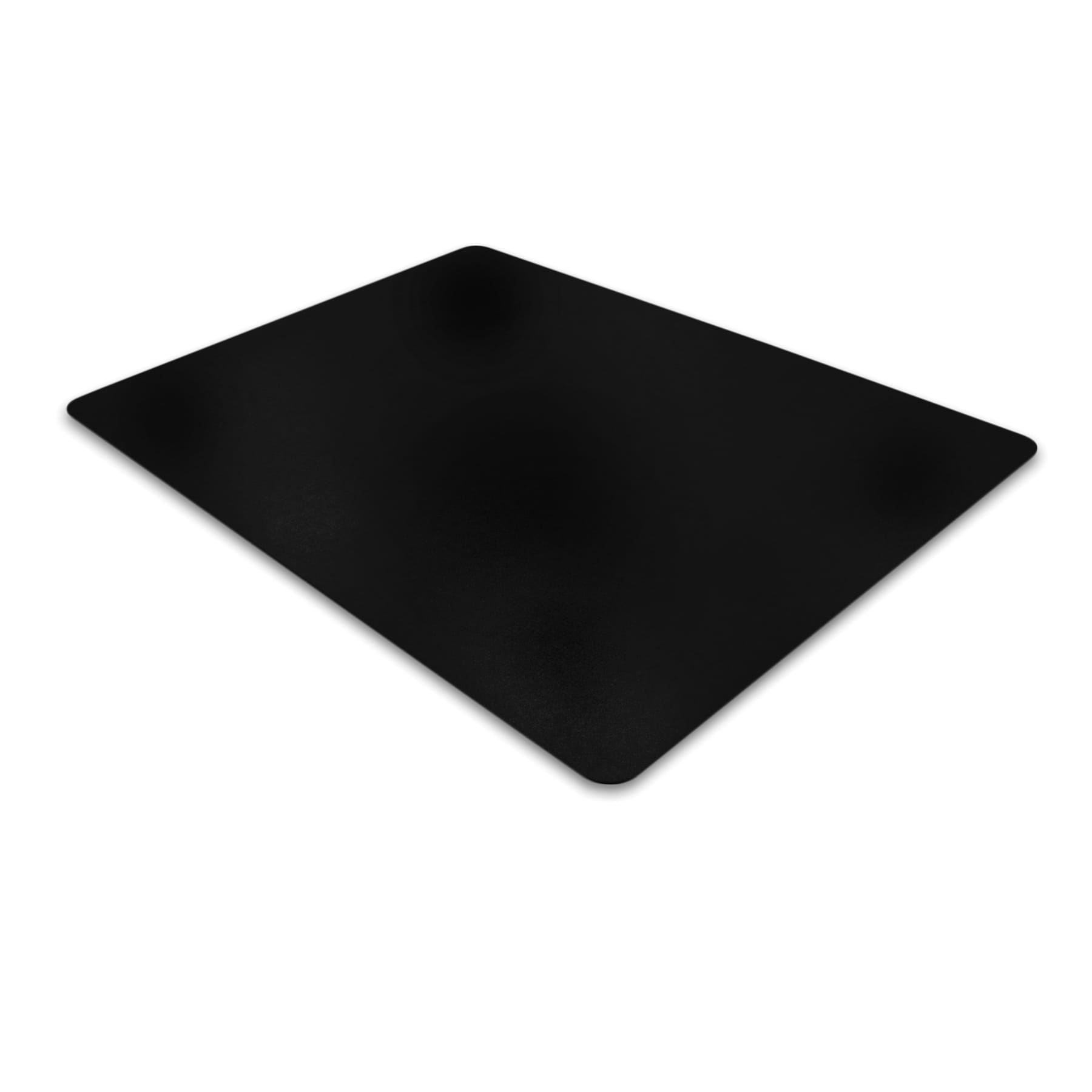 Floortex FC113047LEBV 29.5-in x 47-in Black PVC Indoor Chair Mat