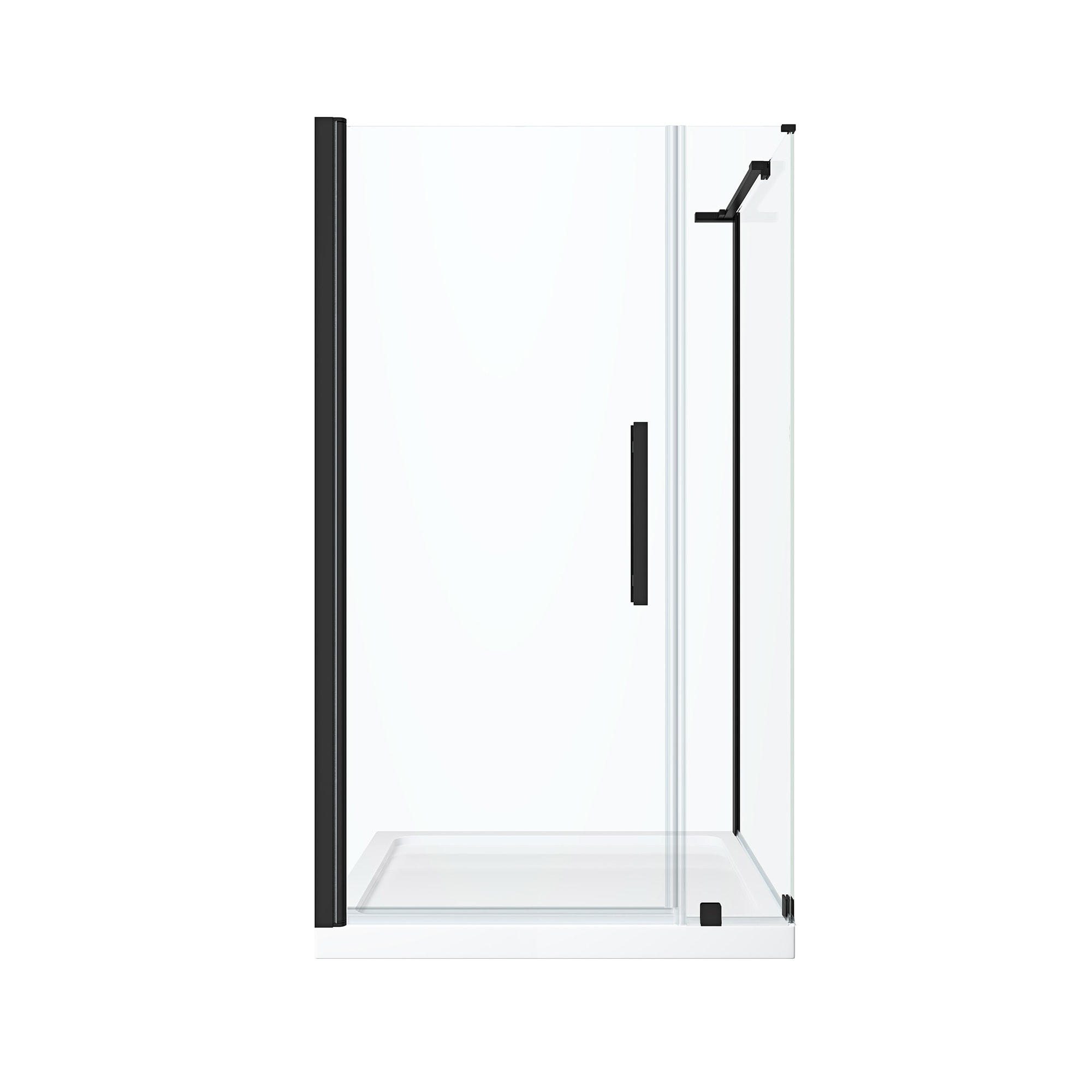 OVE Decors Pasadena Matte Black 36in x 36in x 75in Base/Door