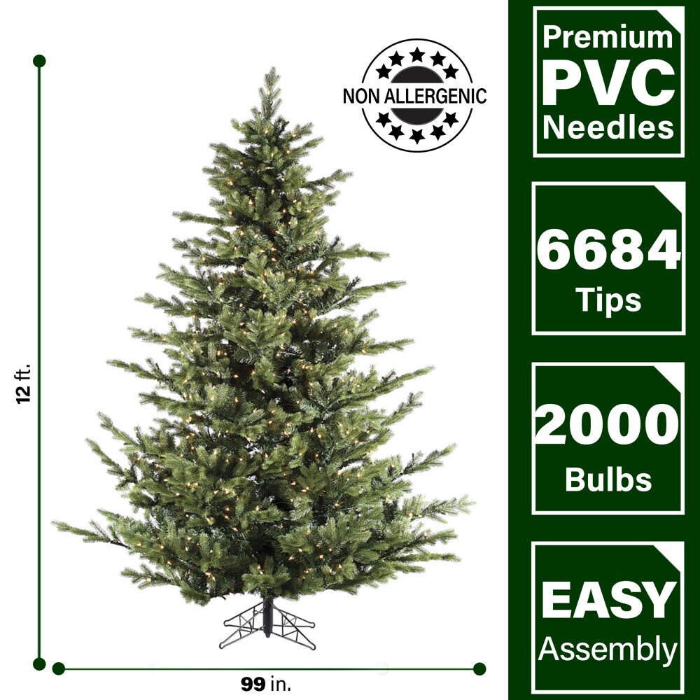 Fraser Hill Farm FFWS012-3GR Artificial-Christmas-Trees - View #3