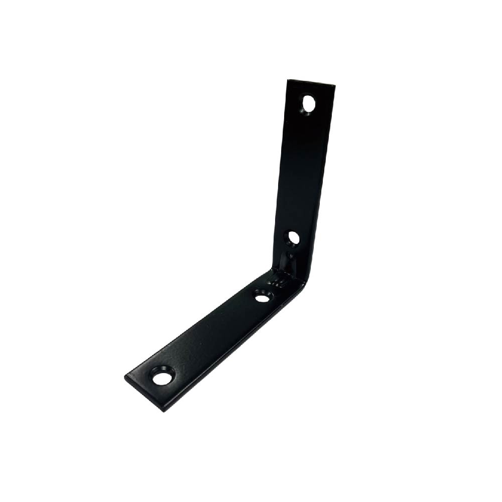 RELIABILT 4-in x 0.875-in x 4-in 3 -Gauge Black Steel Corner brace