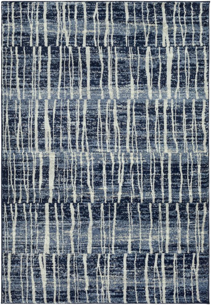 Surya Baylee 8 x 11 Navy Abstract Industrial Area Rug at Lowes.com