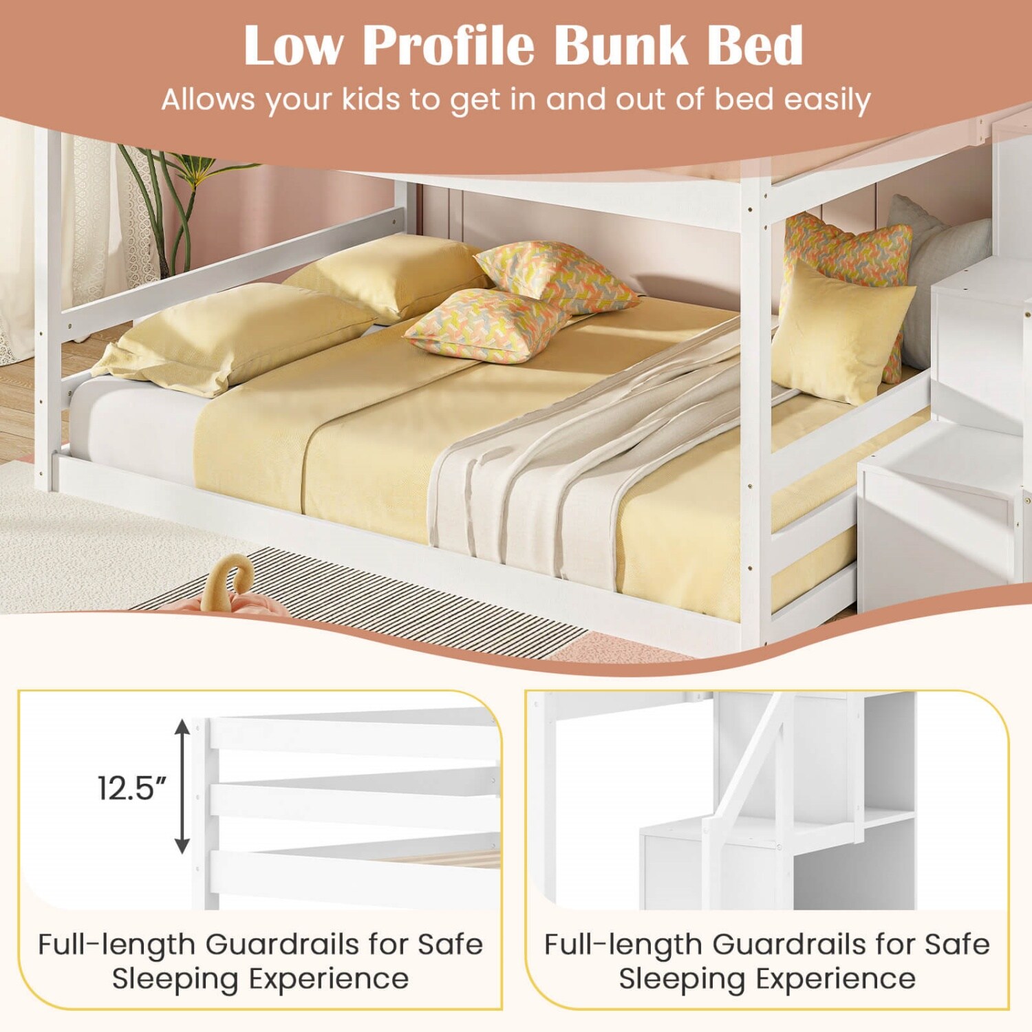 Costway CSHY004198 Bunk-Beds - View #7