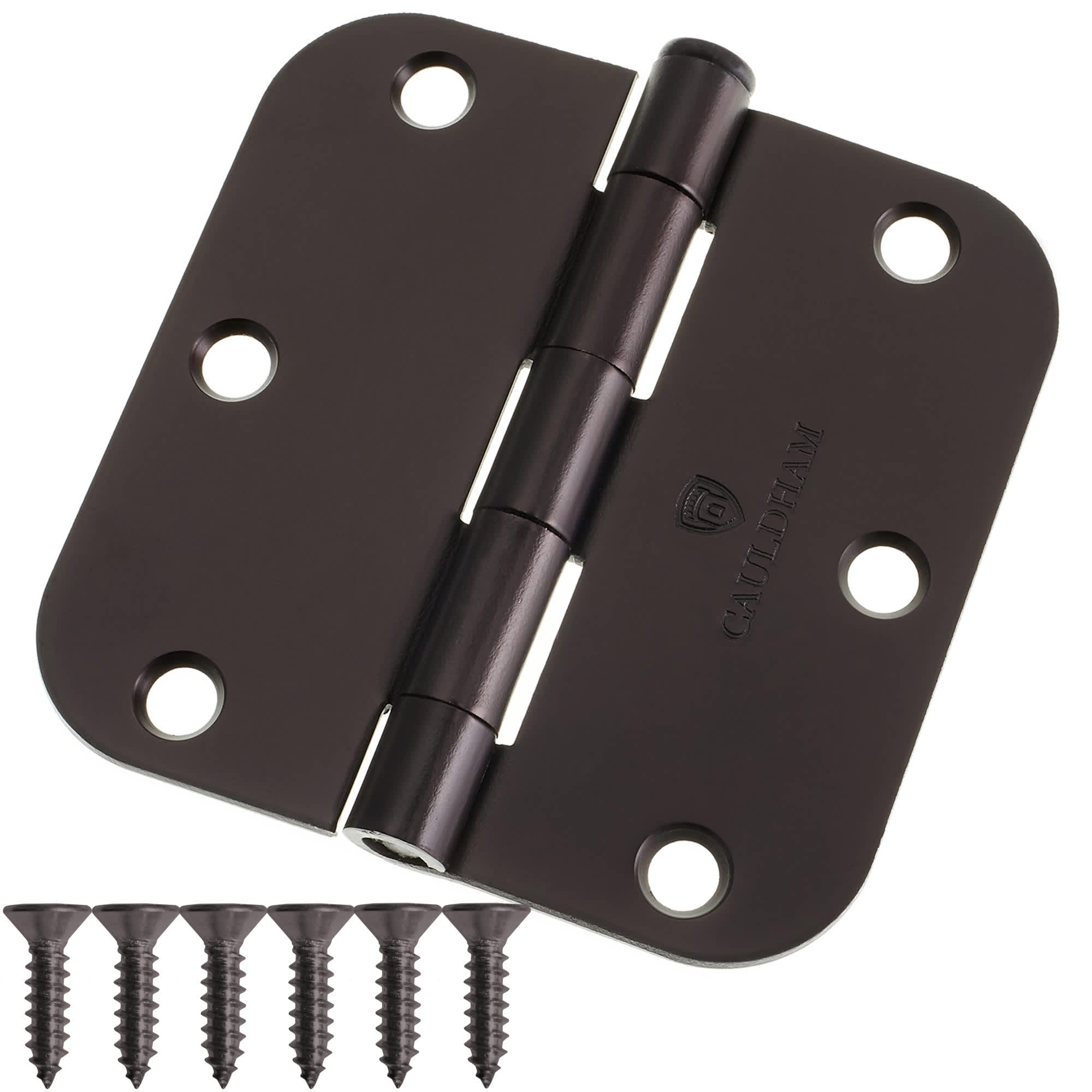 Cauldham 24-Count 3-1/2-in Interior Door Hinges - Oil Rubbed Bronze