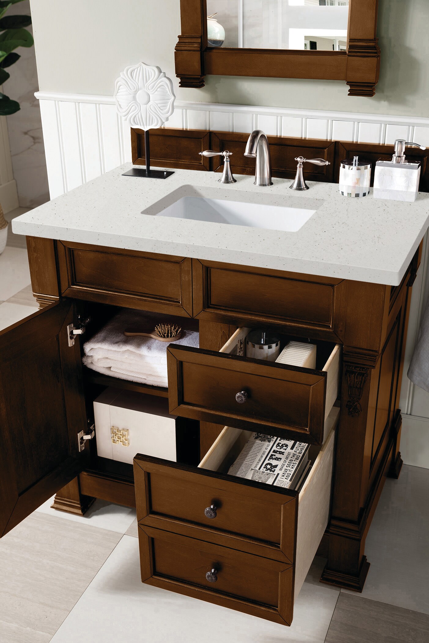 James Martin Vanities 147-114-5576-3LDL Bath-Vanity-Combo - View #4