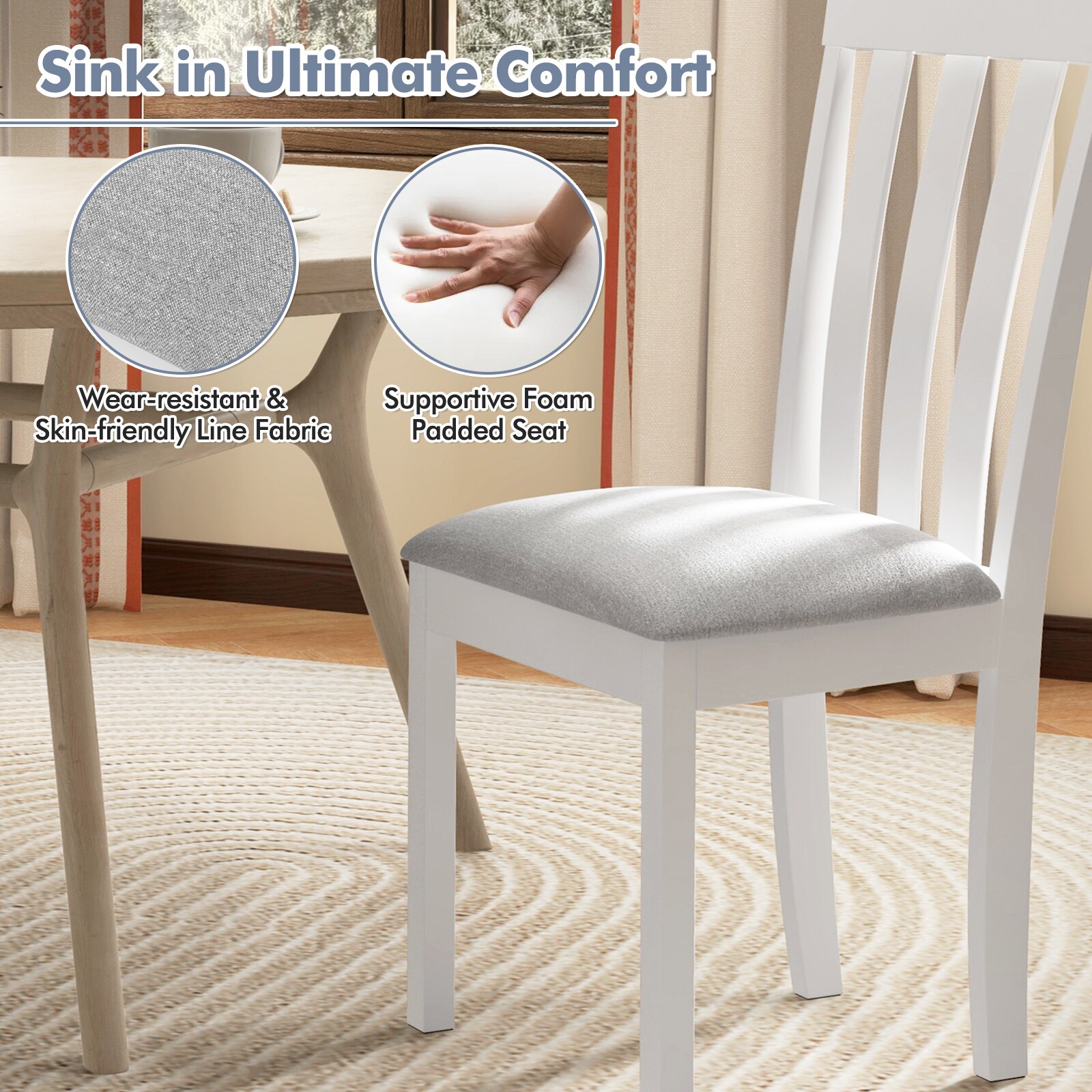 SUGIFT LW018SUGHY445 Dining-Chairs - View #4