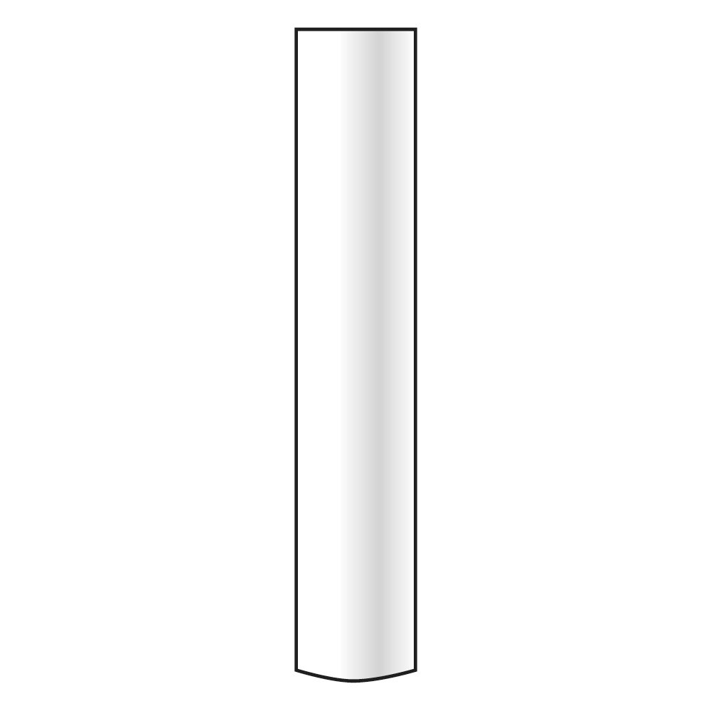 Emser F72LUCEAL0107QR LUCERNE Alpi Porcelain Quarter Round Tile (1-in x 7-in)